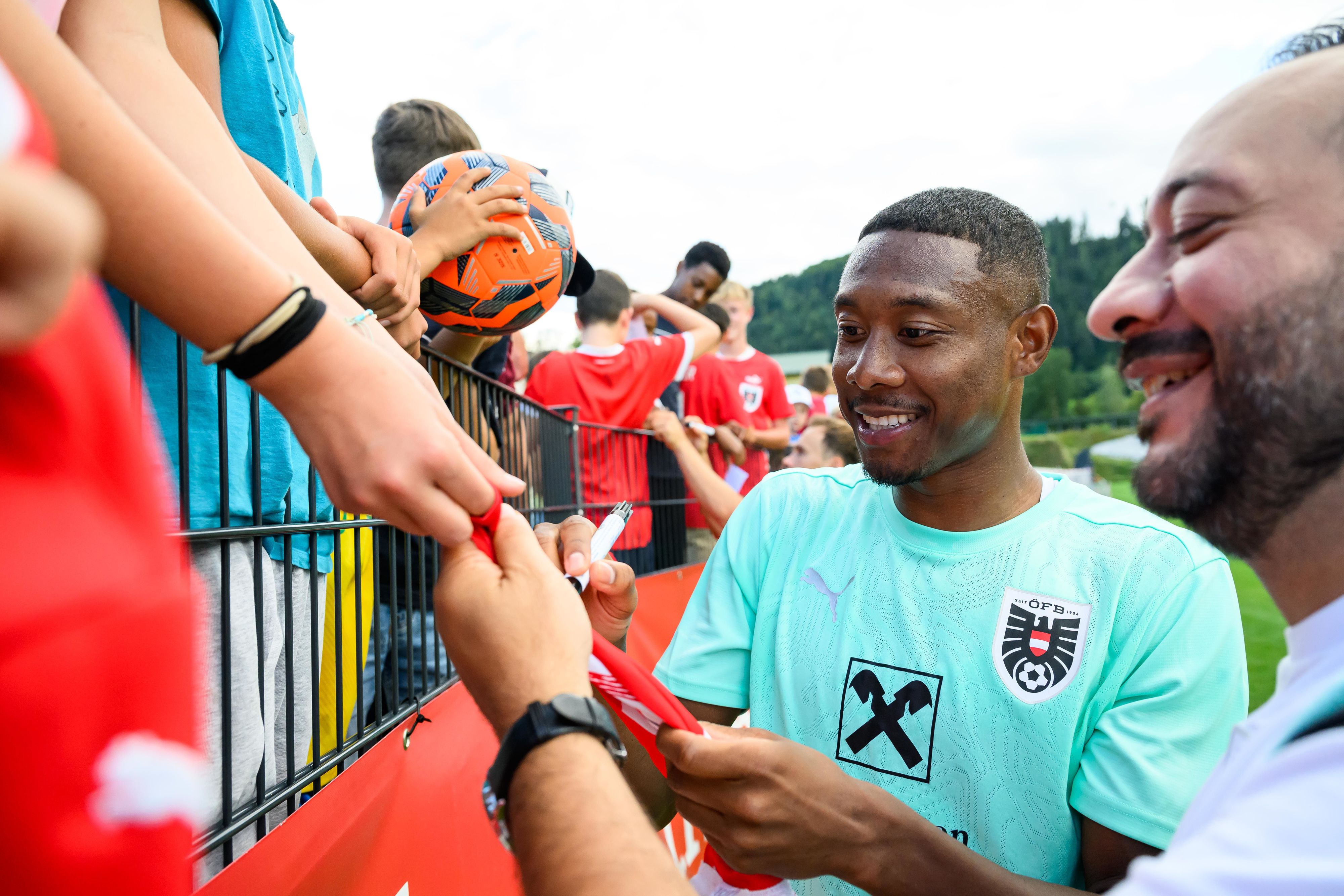 Österreichs Nationalteam-Kapitän David Alaba. 