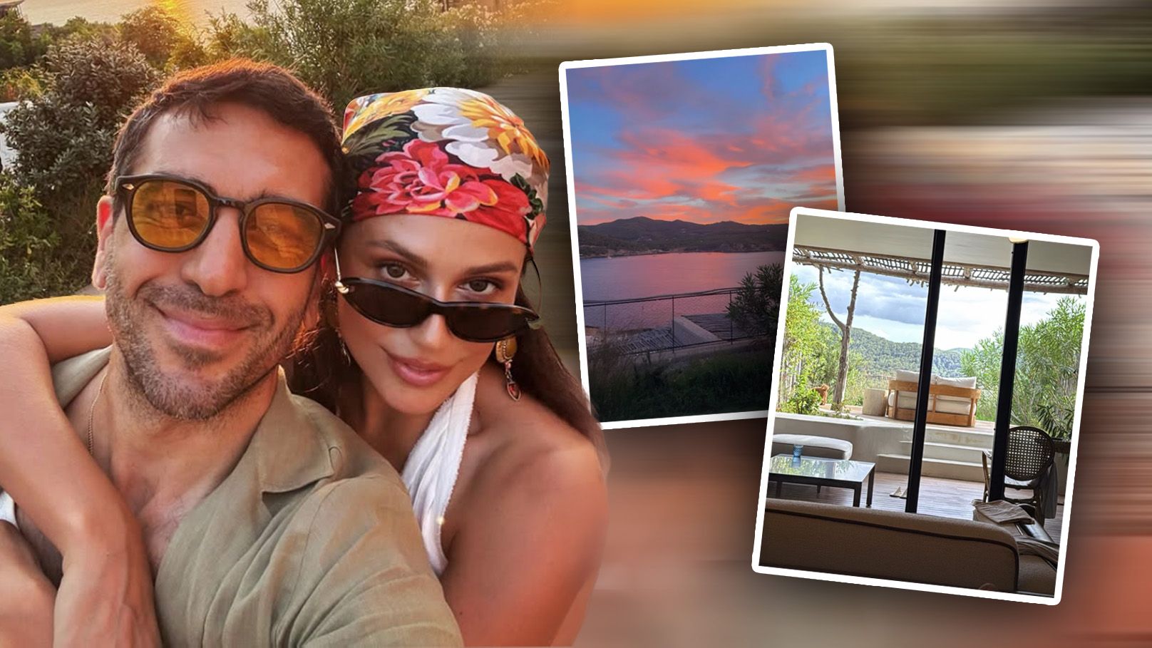 Jessica und Elyas M'Barek genießen noch ein paar sommerliche Tage.