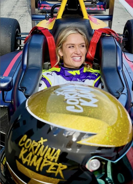 Corinna Kamper war zurück auf der Rennstrecke.