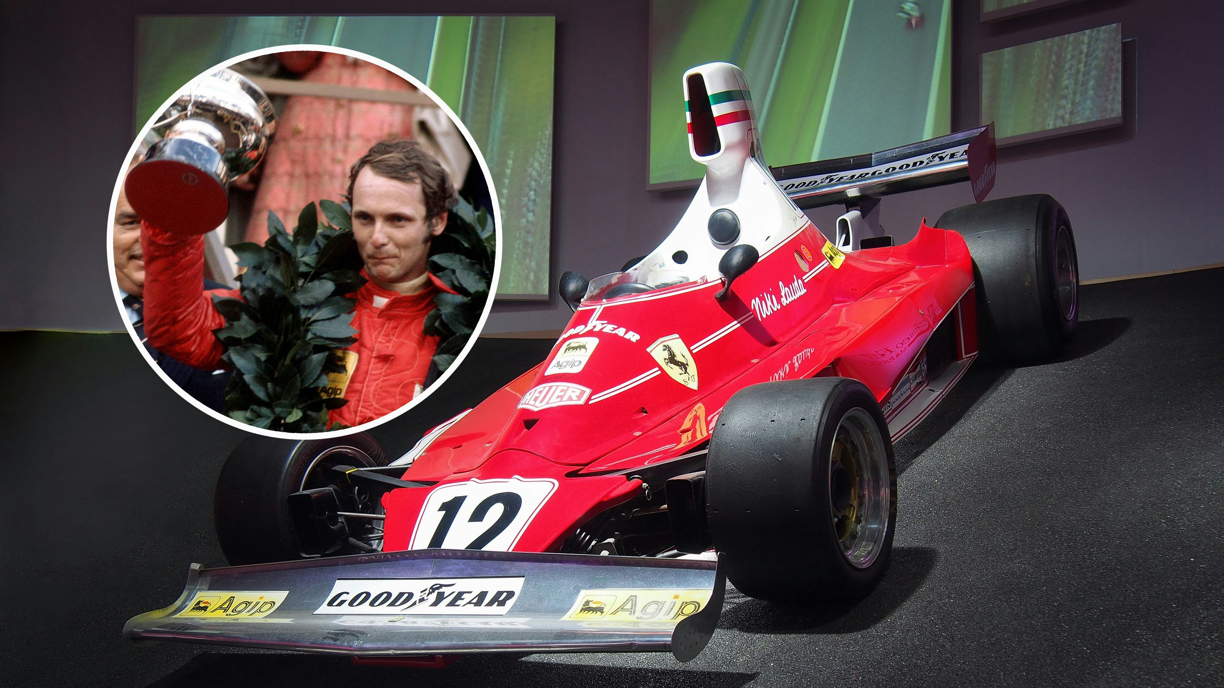 Niki Laudas Ferrari 312 T aus dem WM-Jahr 1975.