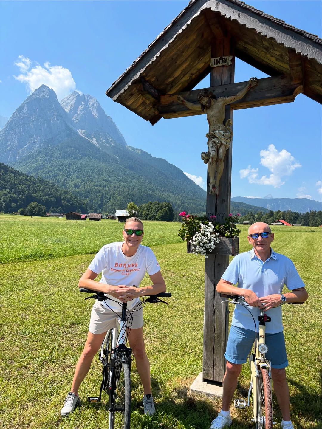 Maria Höfl-Riesch und Johann Schrempf.
