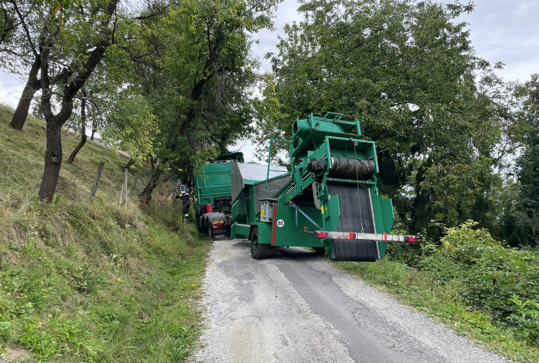 Das Navi brachte den Lkw-Fahrer in eine missliche Lage.