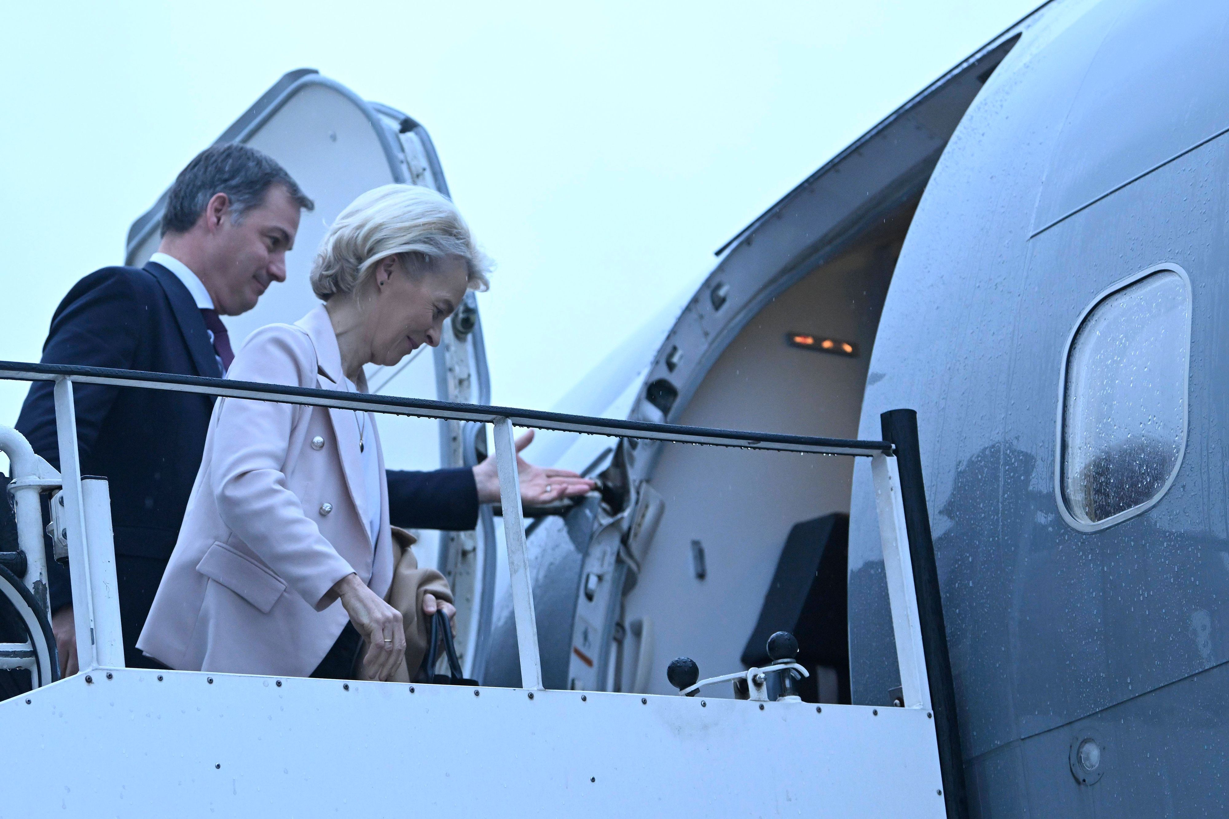 Ursula von der Leyen war auf dem Weg nach Bulgarien, als es zu dem Vorfall kam. Symbolbild.