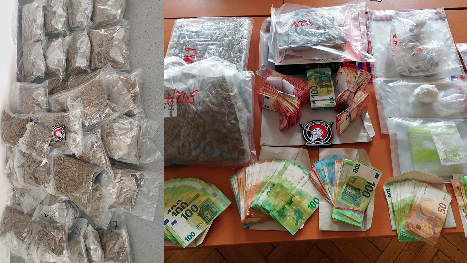 Über 50 Kilo Drogen stellte die Polizei sicher. 