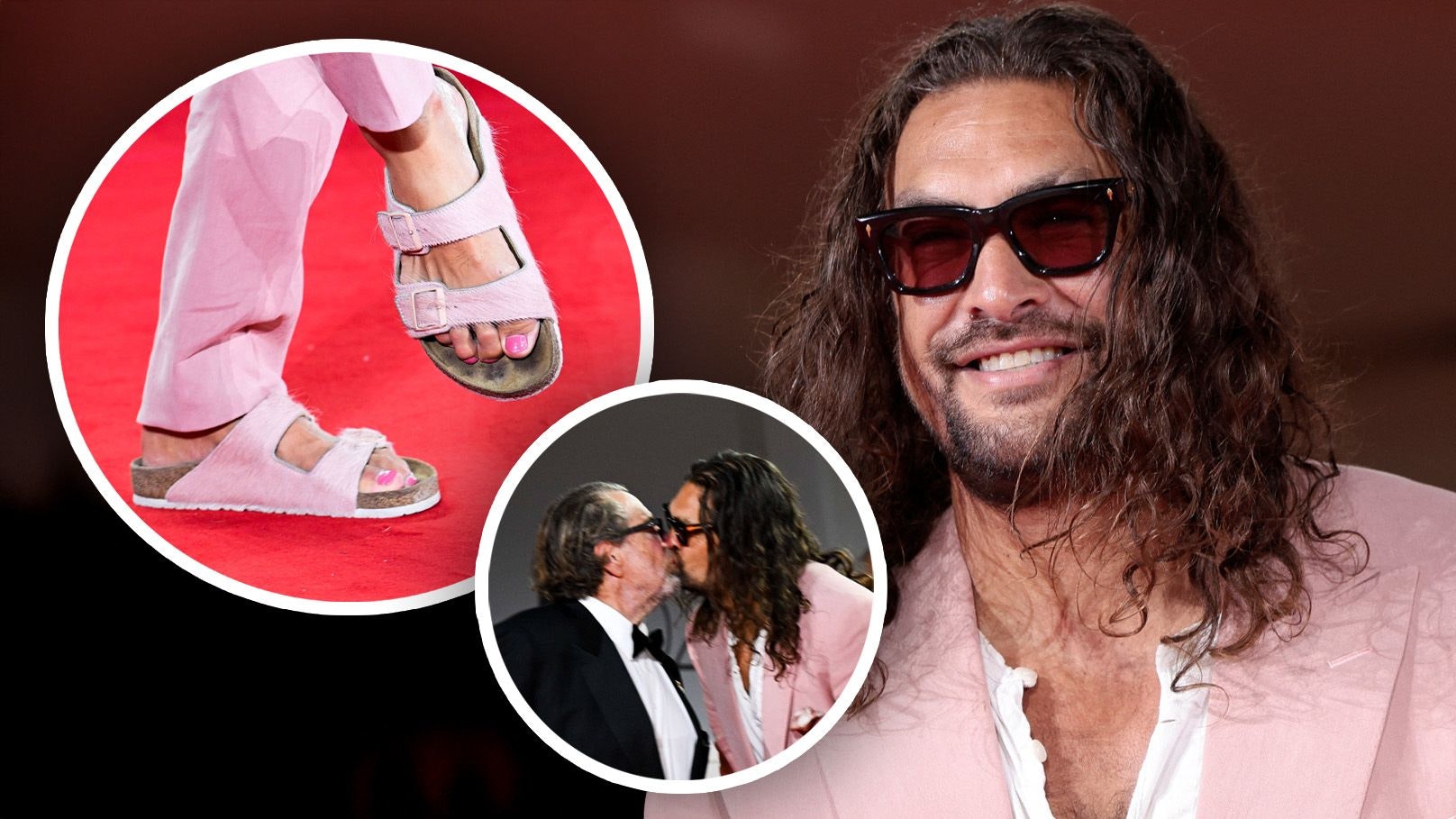 Heute.at - Schlapfen, Nagellack, Männerkuss! Jason Momoa fällt auf