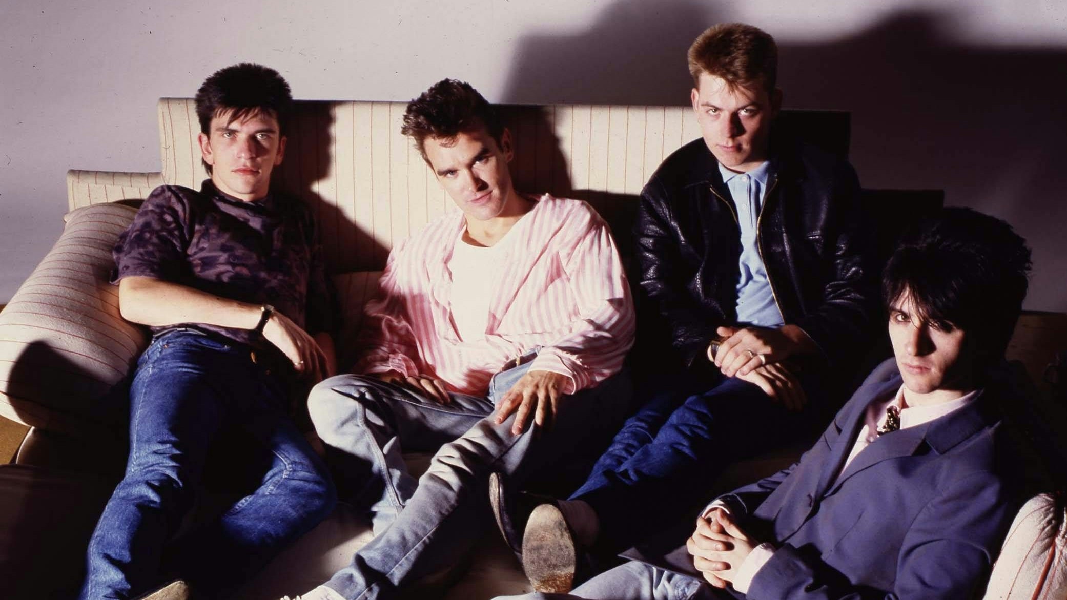 Als Gitarrist und Songwriter der "Smiths" prägten Marr (ganz rechts) und Sänger Morrissey (2.v.l.) eine ganze Generation.