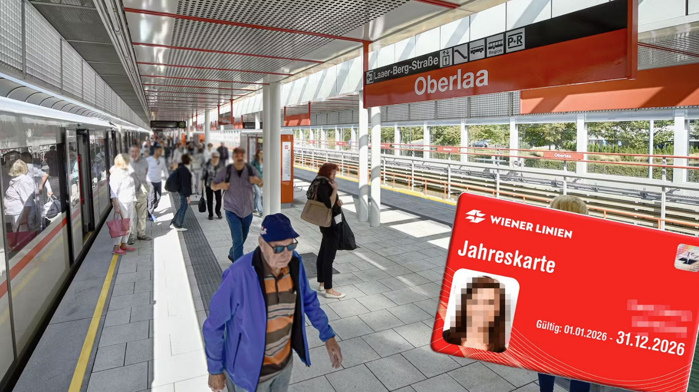 Die Jahreskarte der Wiener Linien wird ab Jänner 2027 teurer.