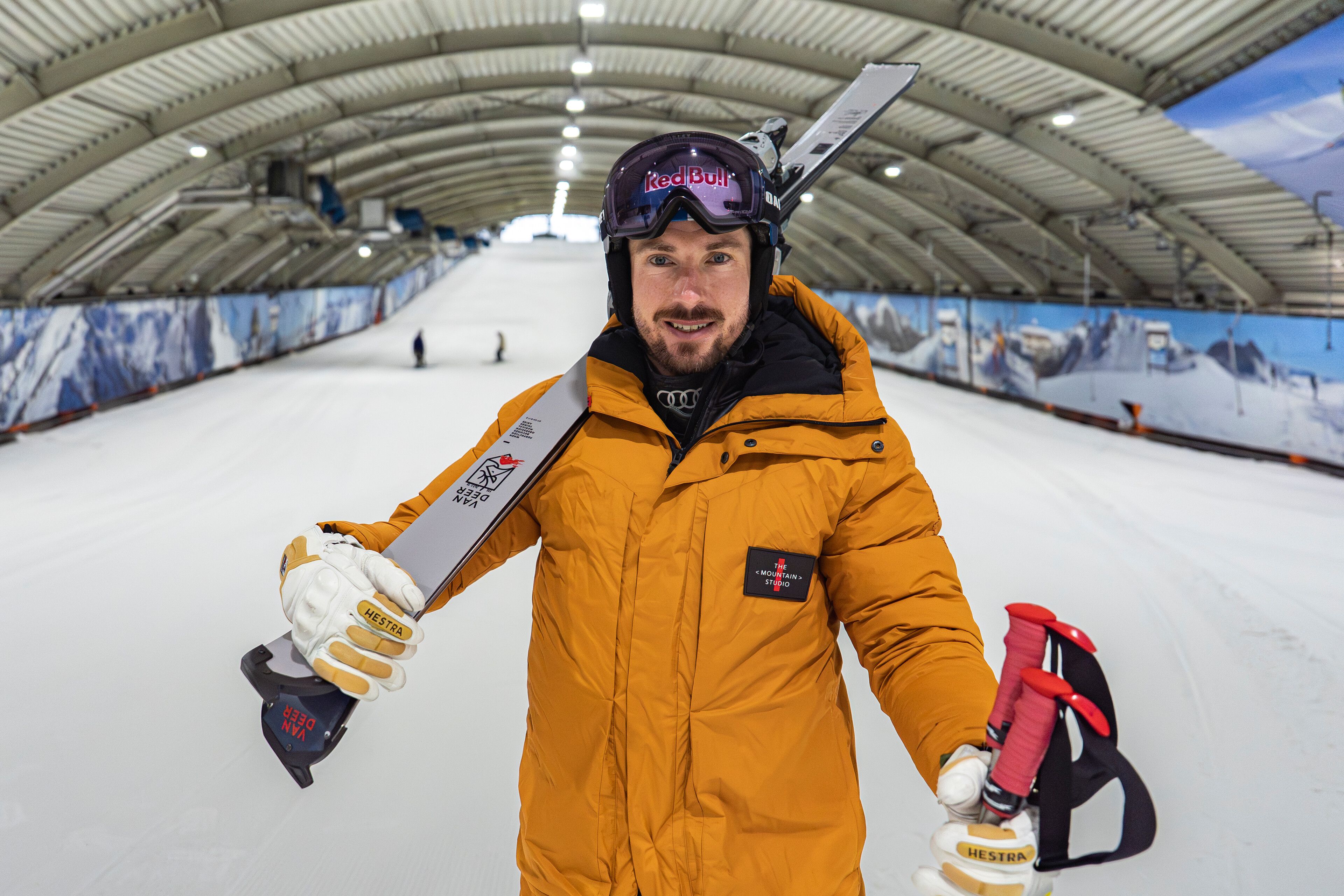 Ski-Star Marcel Hirscher trainiert wieder auf Schnee. 