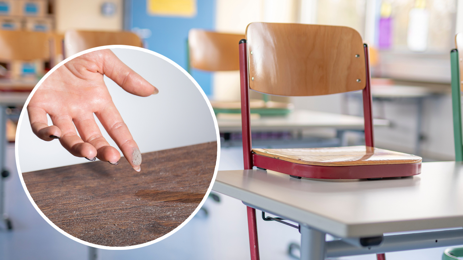 Staubig und verdreckt: Laut der Lehrerin gab es in ihrer Schule über den Sommer keine Generalreinigung. (Symbolbild)