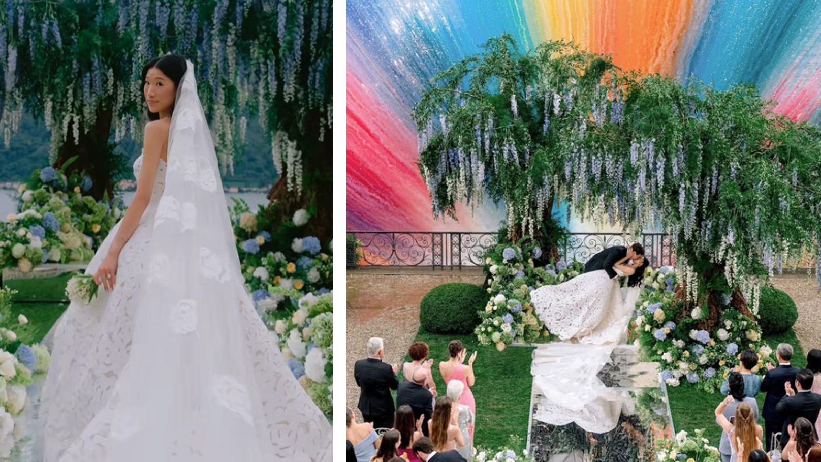 Becca Bloom trumpfte bei ihrer Hochzeit groß auf.