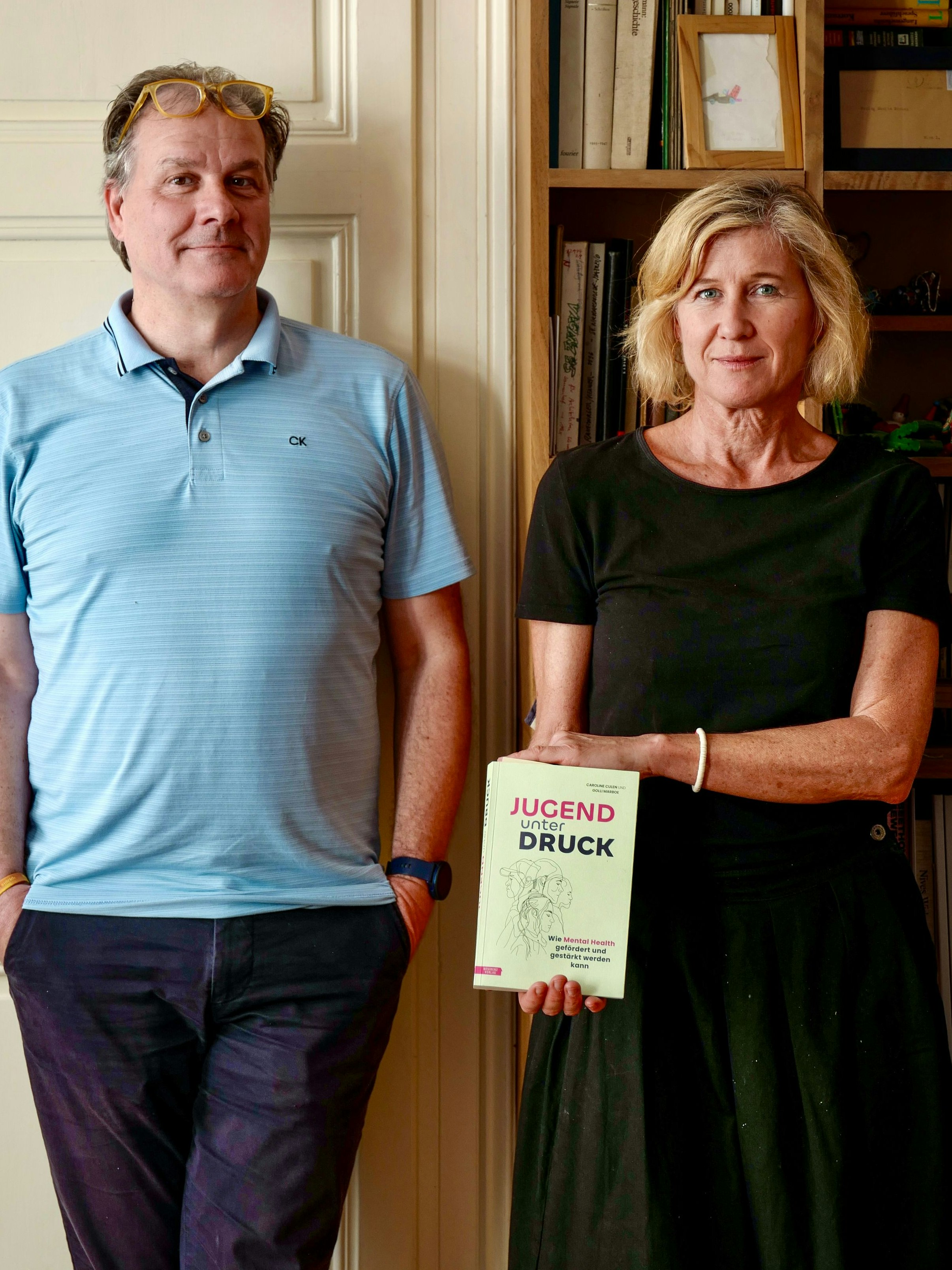 Culen und Marboe mit ihrem neuen Buch "Jugend unter Druck". 