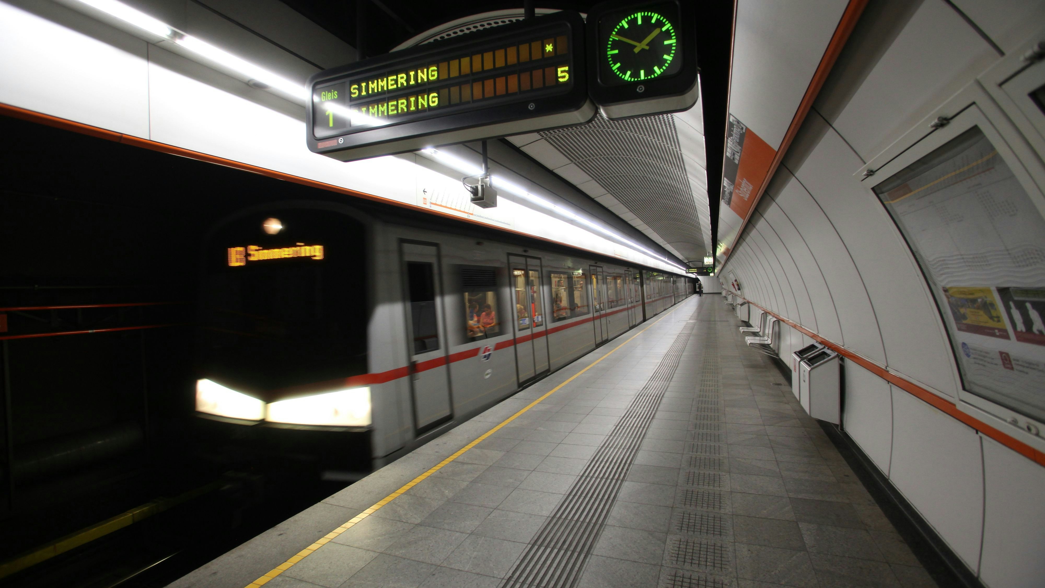 Der Vorfall passierte am Freitag in einer Wiener U-Bahn-Station.