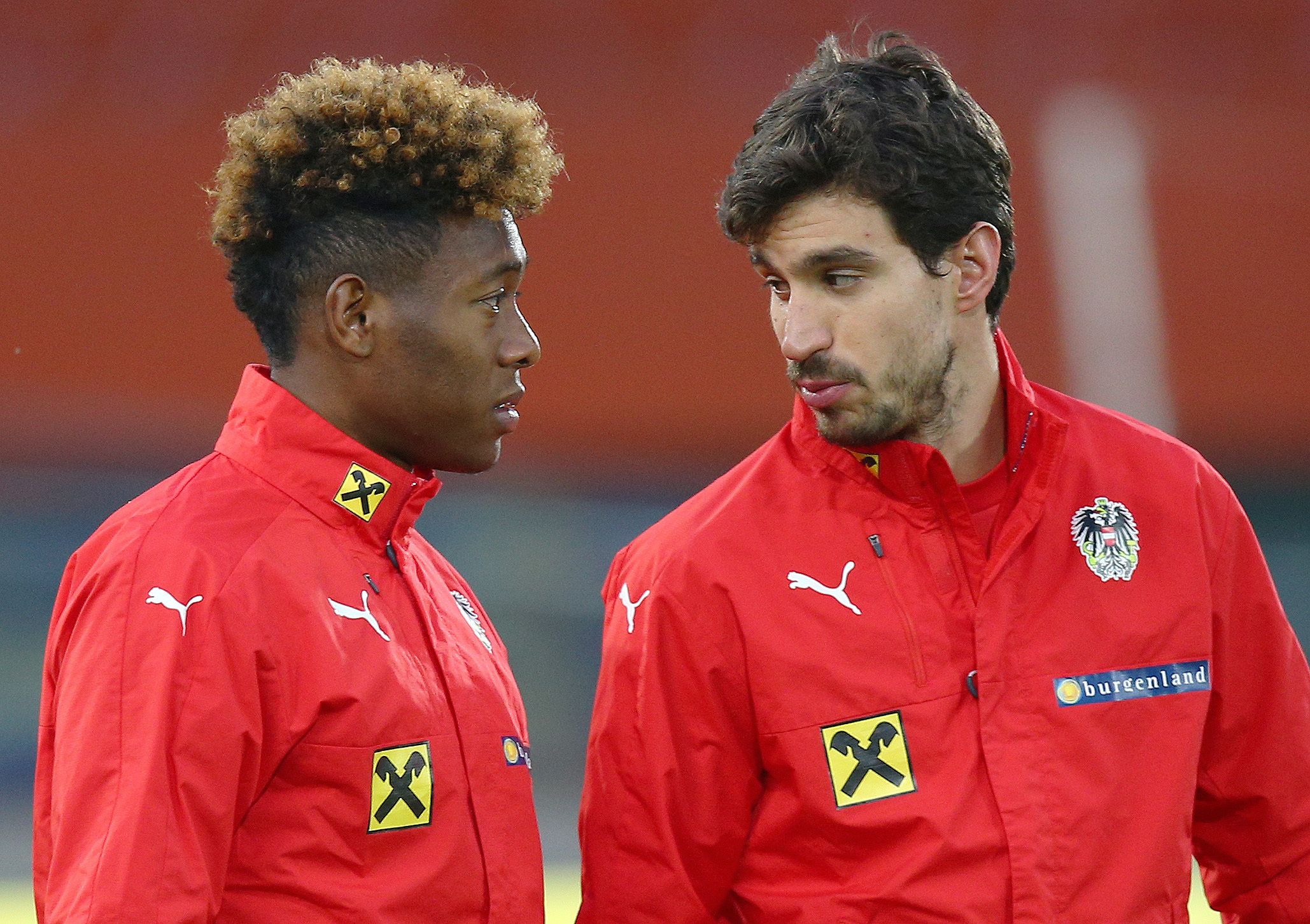 Gyuri Garics und David Alaba zusammen beim ÖFB-Team.