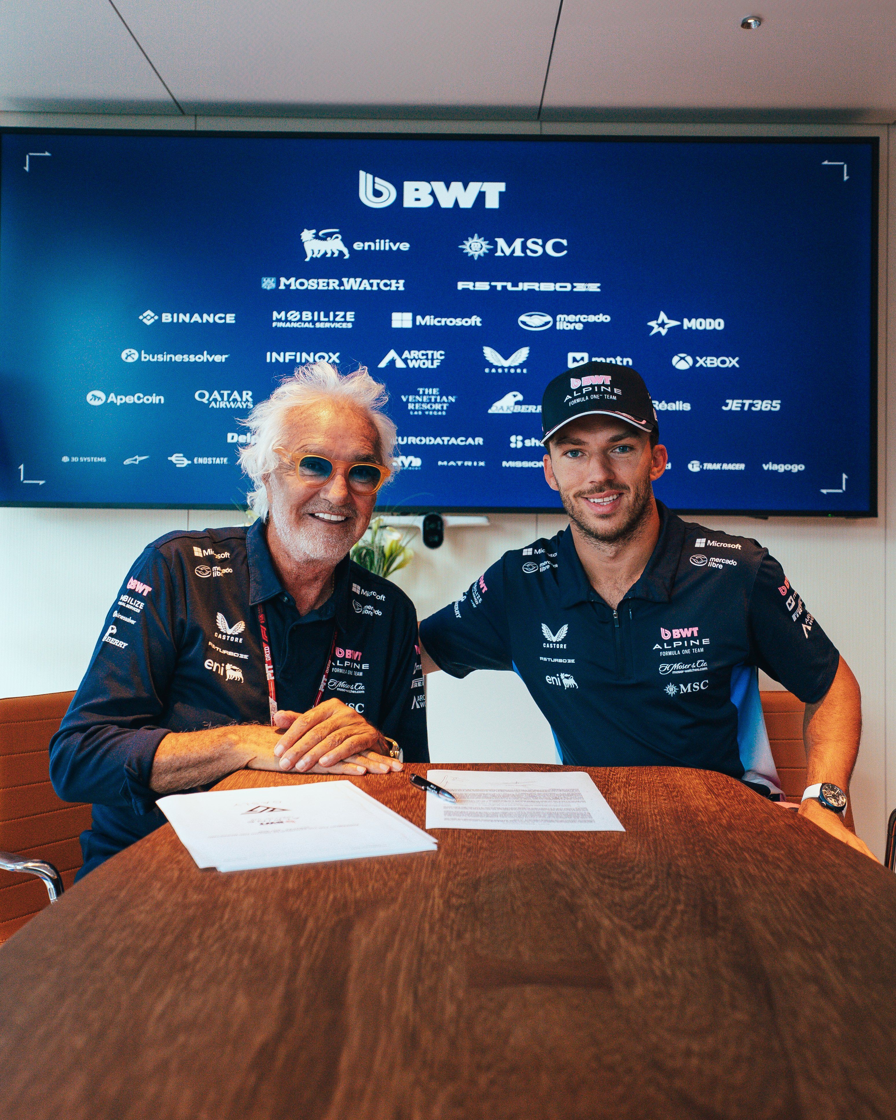 Formel-1-Star Pierre Gasly verlängert bei Alpine. 