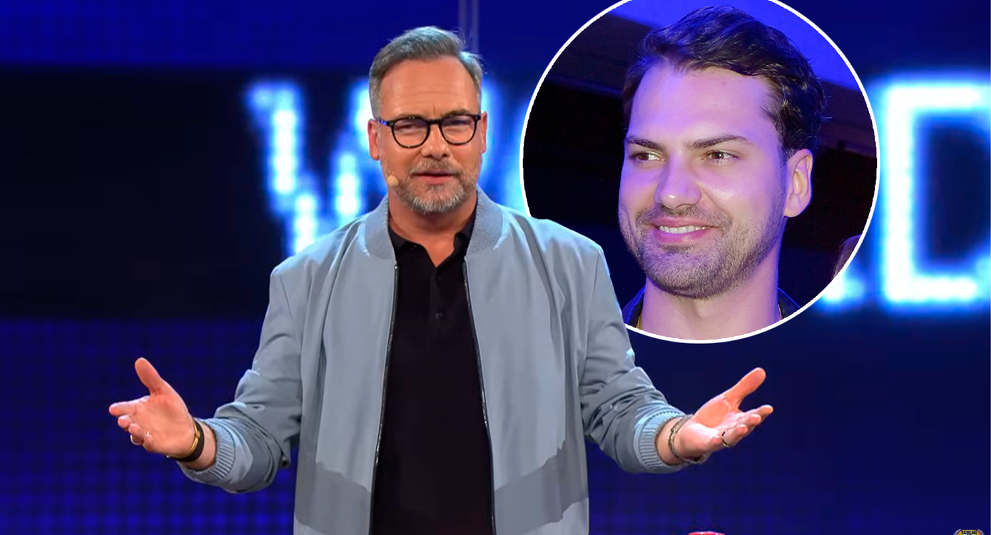 Heute.at - Jimi Blue sitzt im Publikum – dann stichelt Moderator