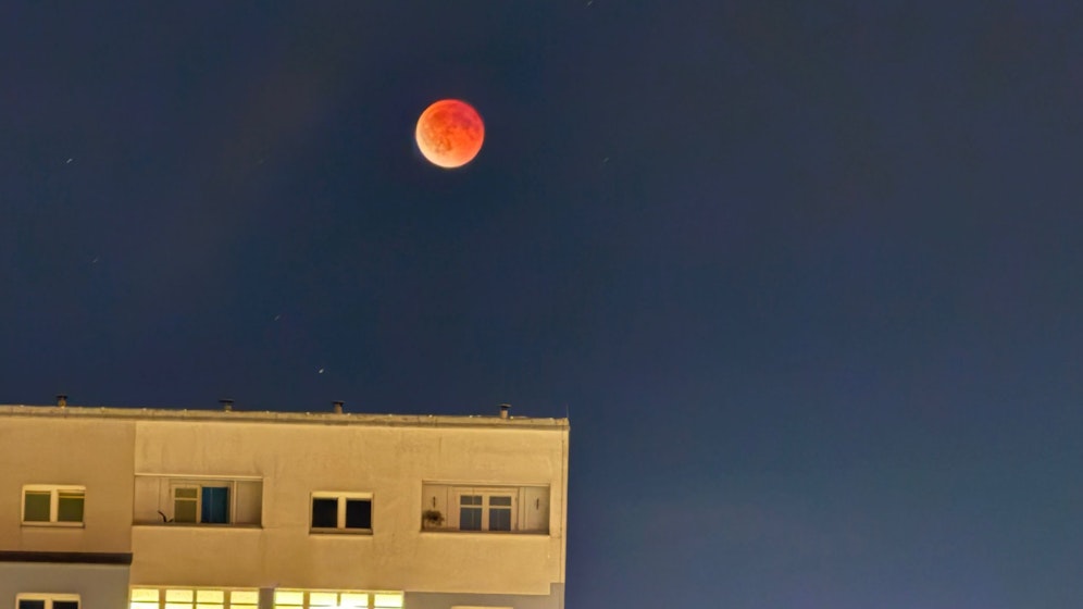 Der Blutmond über Wien. 