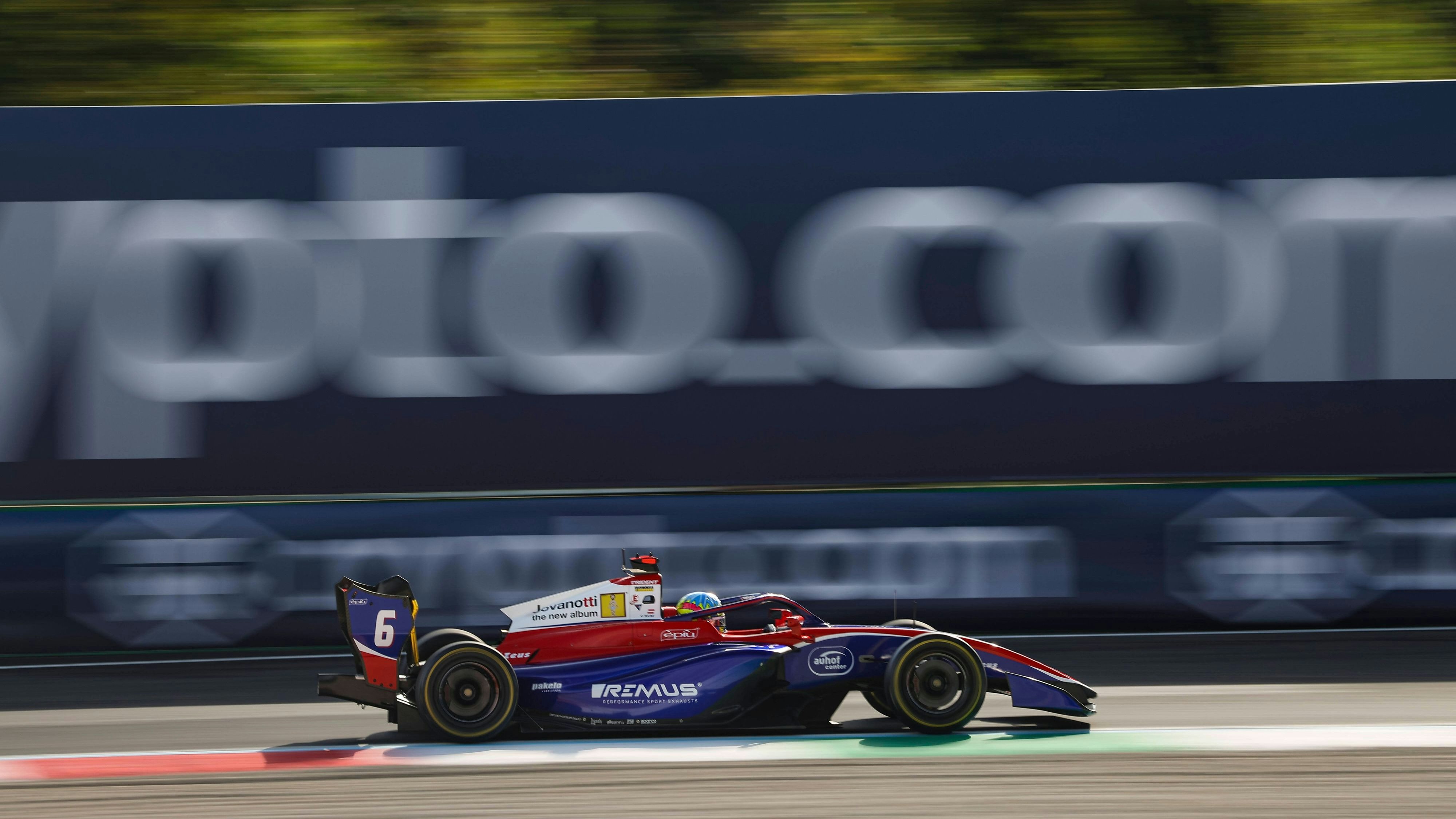 Charlie Wurz beendet in Monza seine Formel-3-Saison.