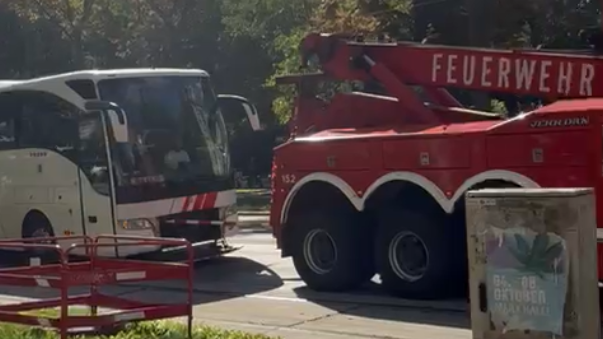 Der schadhafte Bus sorgte für einen Einsatz der Berufsfeuerwehr Wien