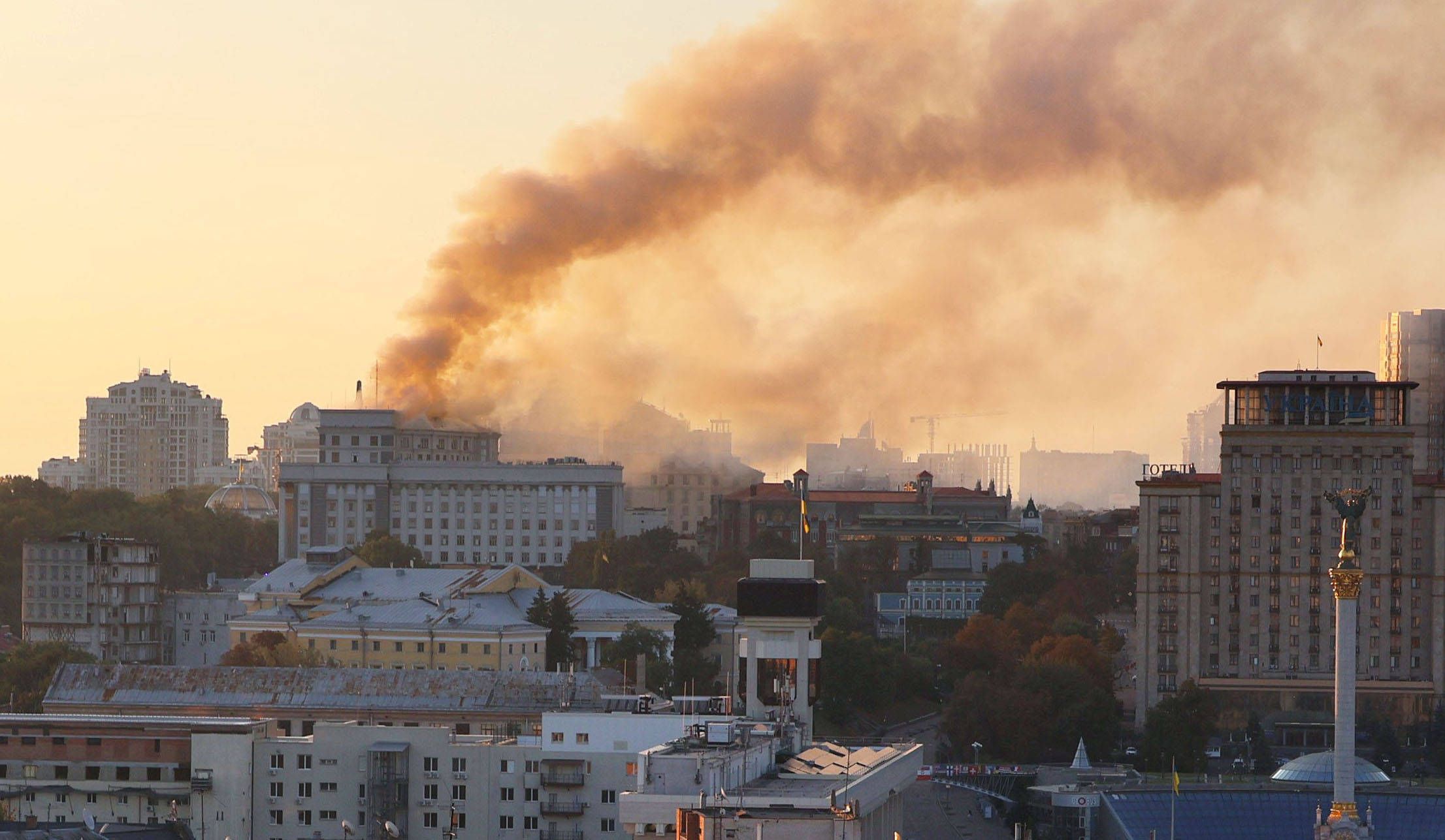 In der Nacht hat Russland erneut die ukrainische Hauptstadt Kyjiw angegriffen.