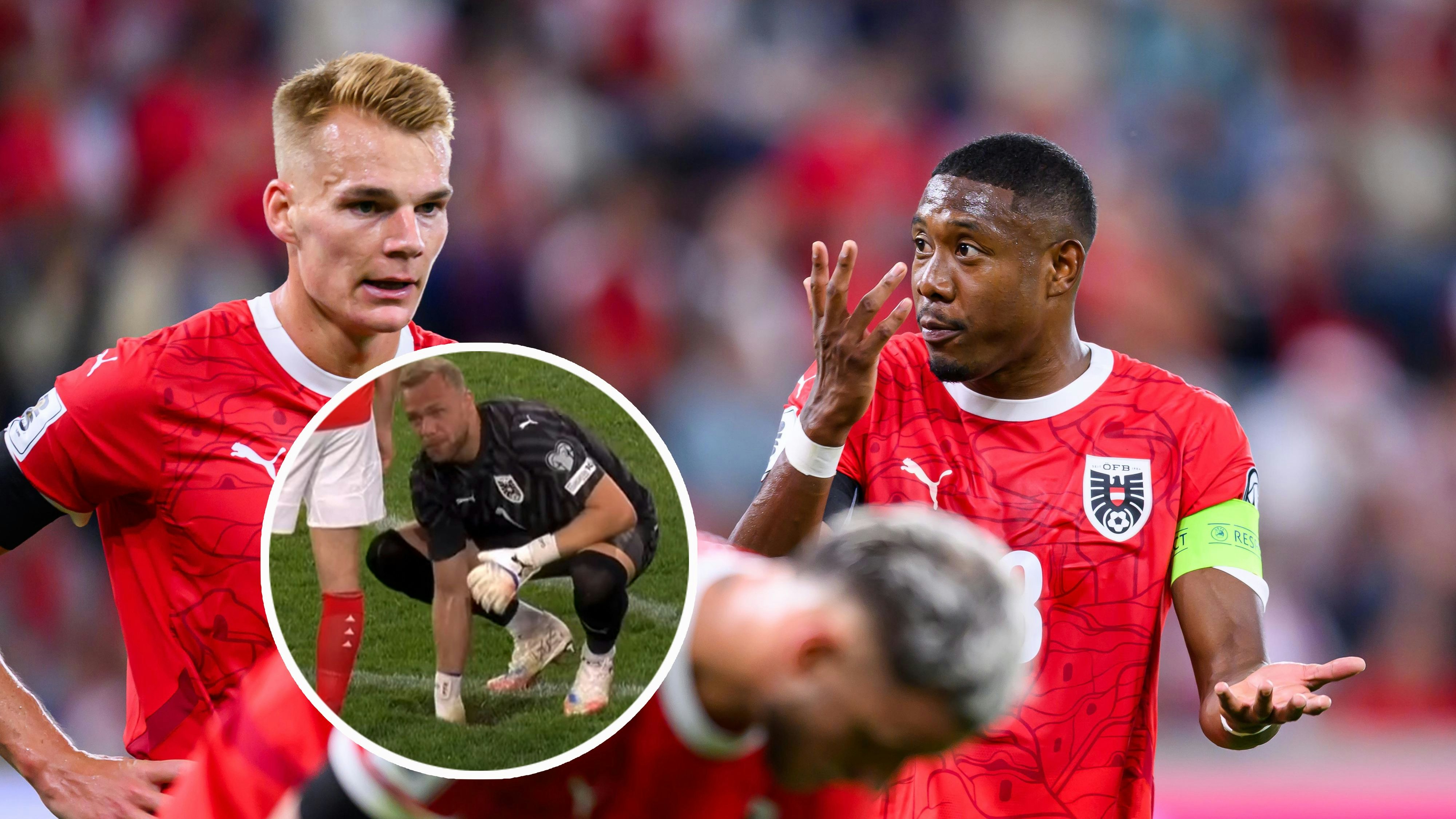 Heute.at - Ja, Oasch! Alaba und ÖFB-Stars wegen Linz-Loch sauer