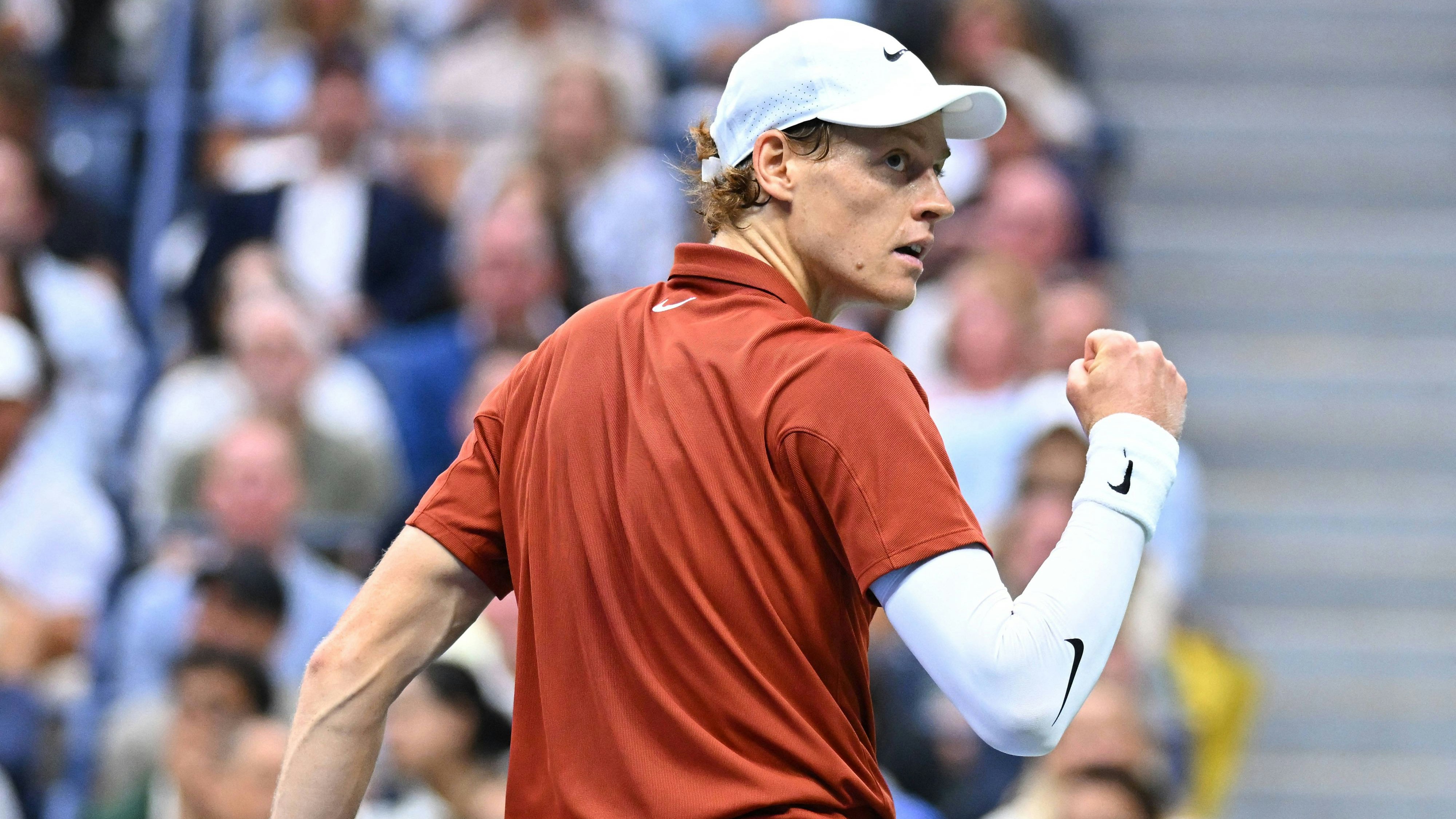 Jannik Sinner bei den US Open in New York. 