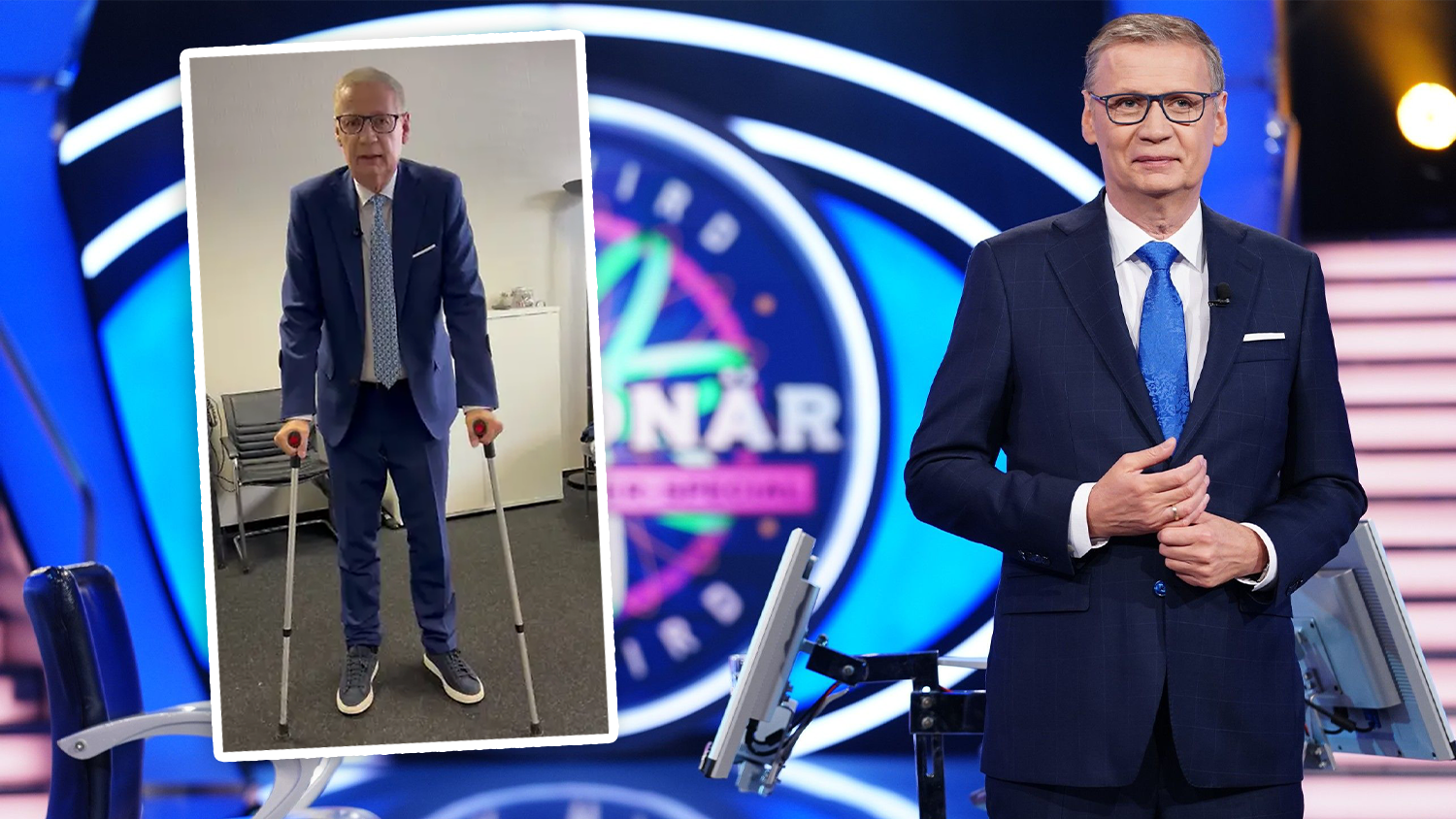 Heute.at - Kurz vor Show-Beginn! Günther Jauch hat sich verletzt