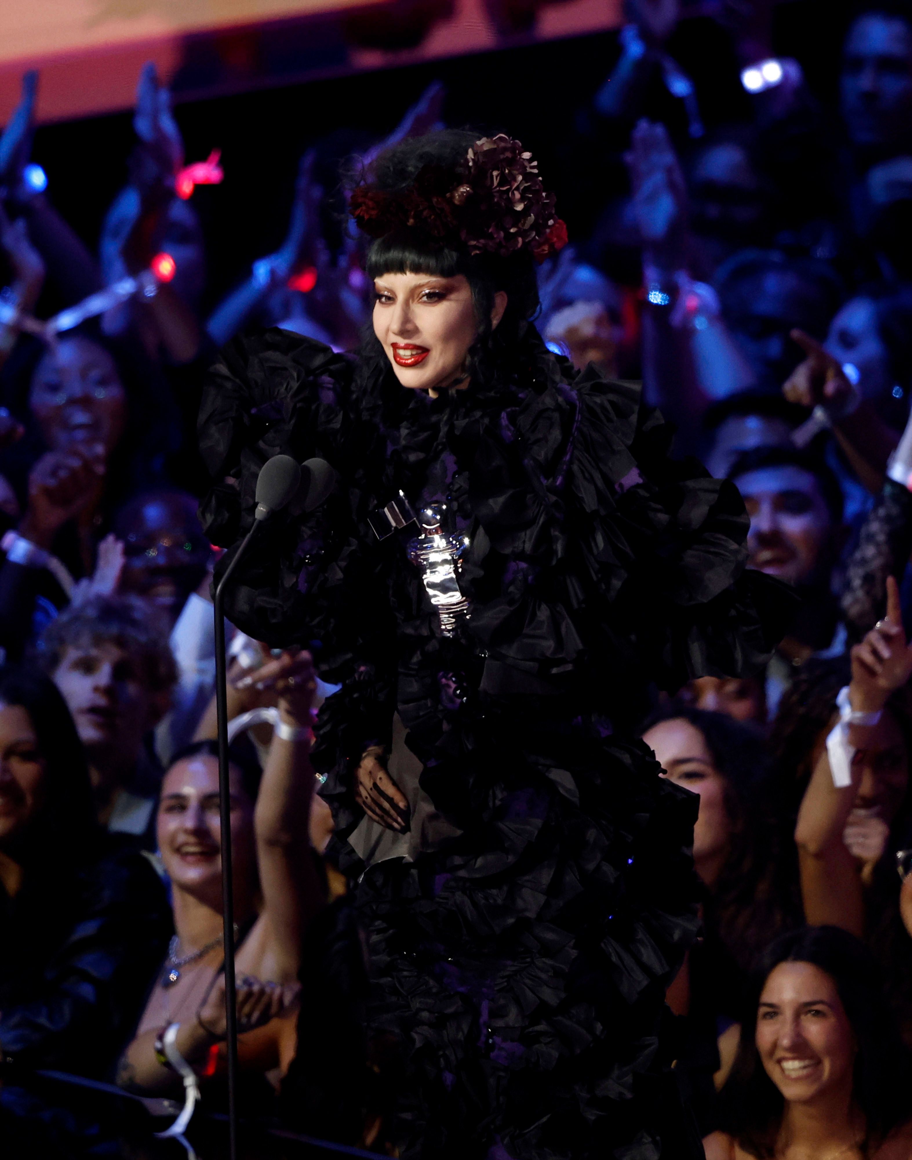 Lady Gaga hatte nicht lange Zeit, um bei den MTV VMAs zu sein.