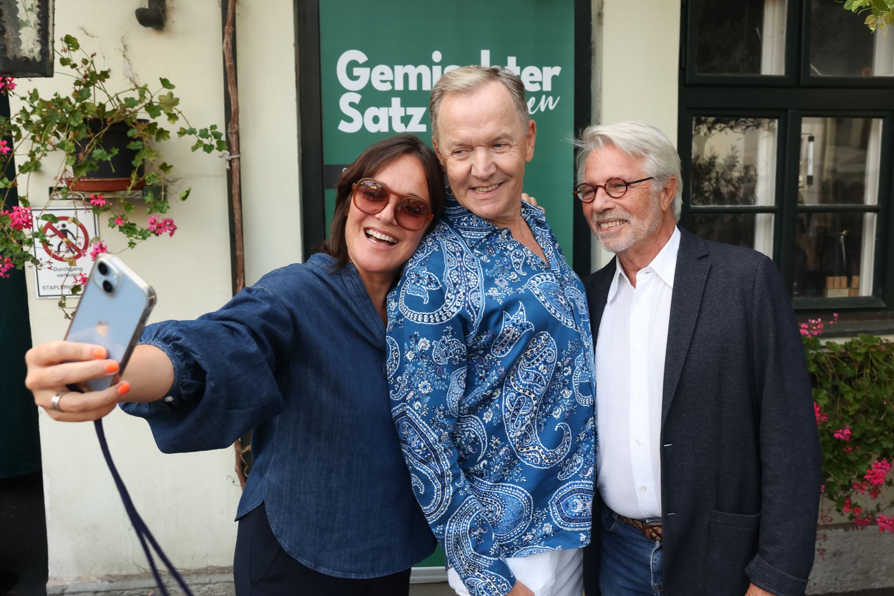 Eva Pälzl, Ossi Schellmann und Adi Hirschal.