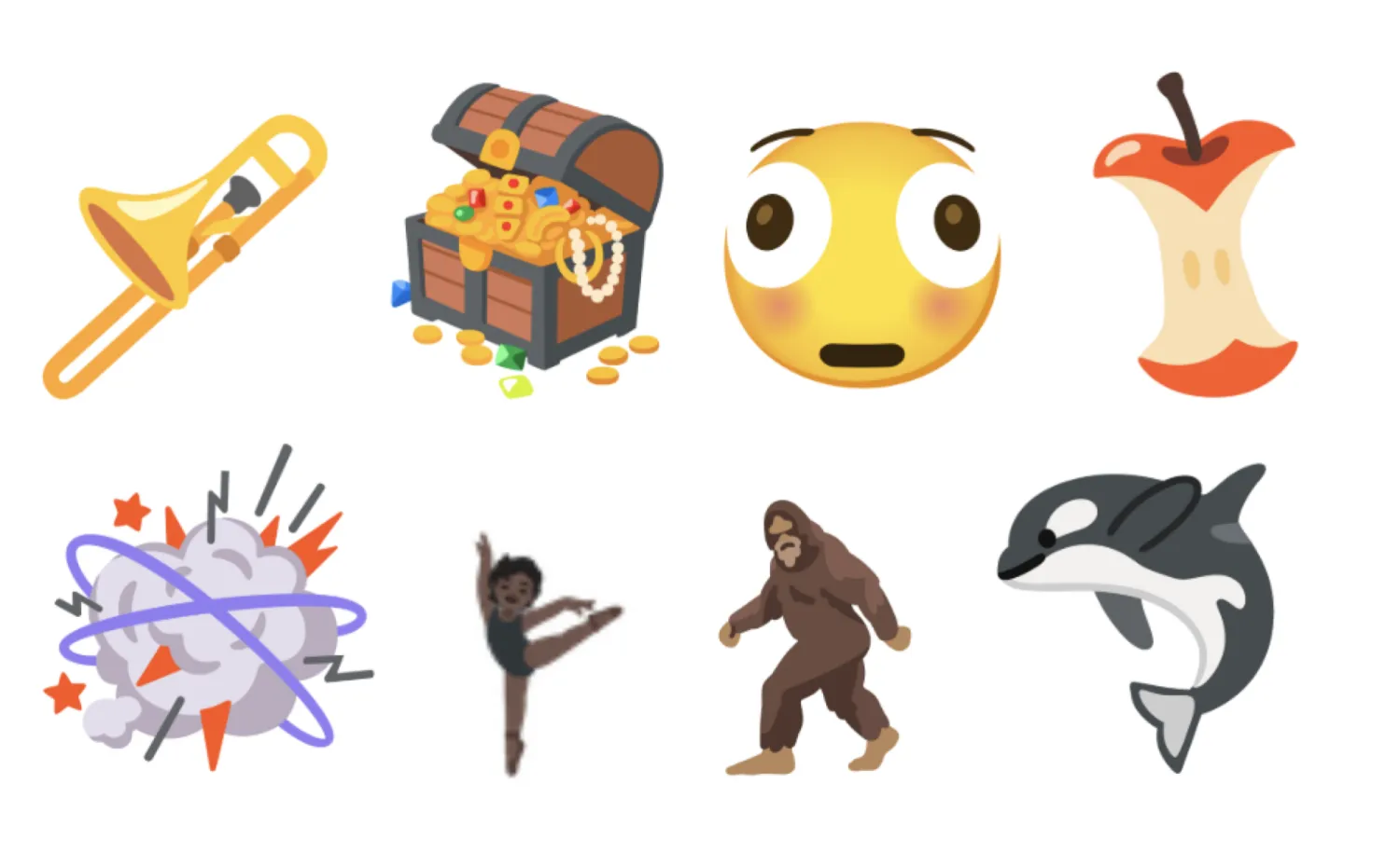 Haarige Kreatur, Orca, Balletttänzerin & mehr: Diese neuen Emojis sollen 2026 kommen.