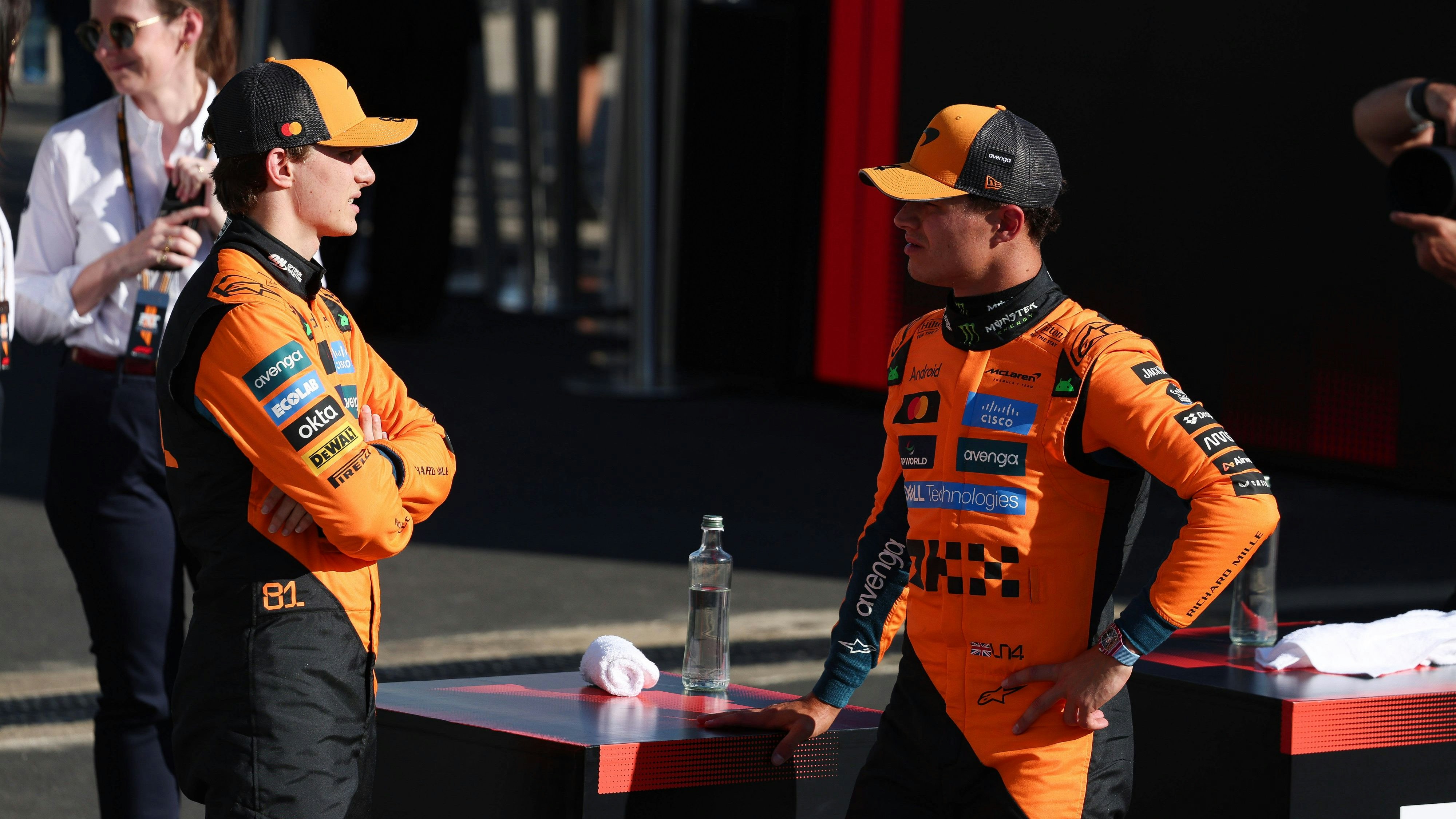 Oscar Piastri war mit einer Teamorder in Monza gar nicht zufrieden. 