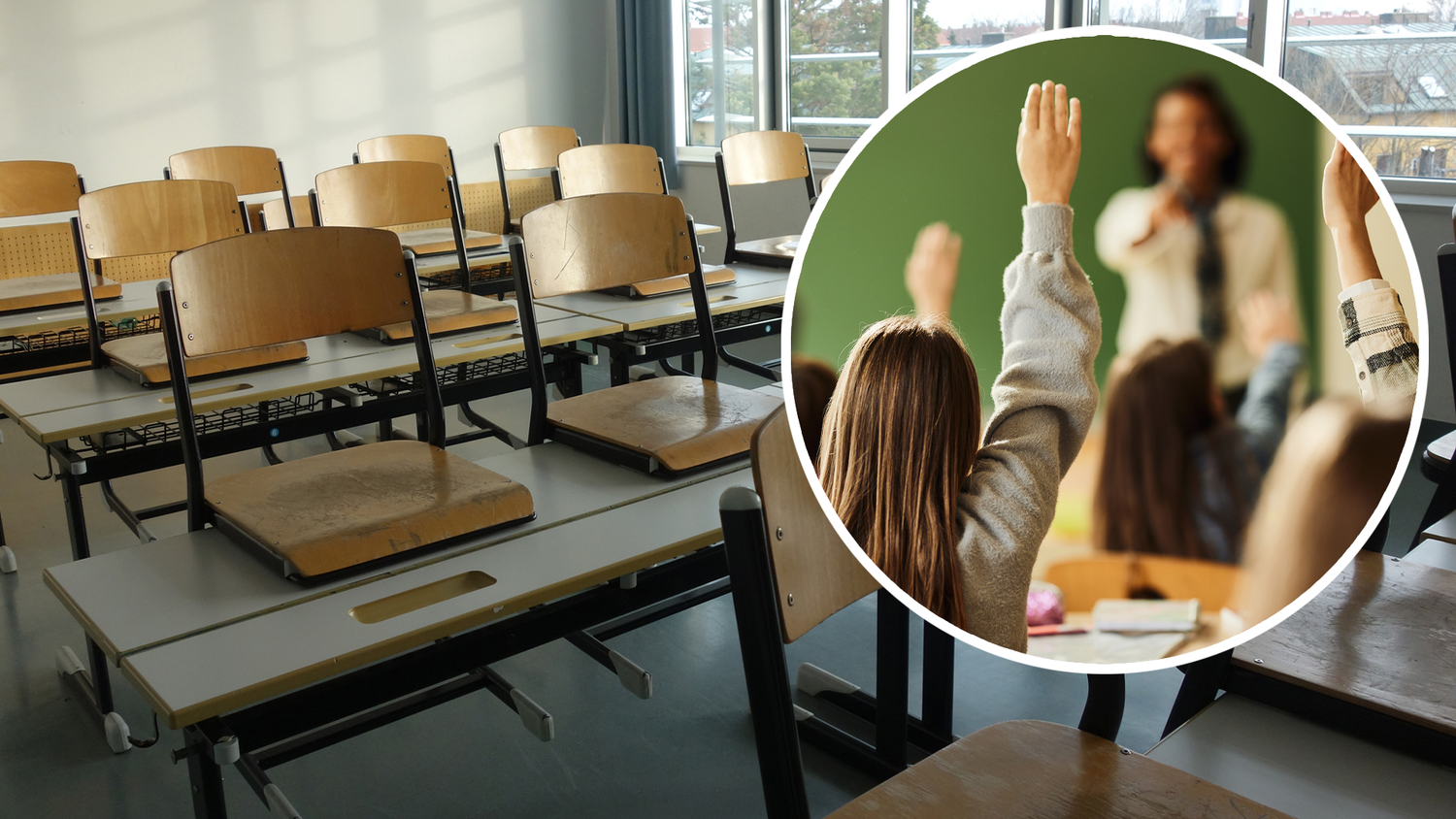 Eine einheitliche Reihe an Tischen geht sich zumindest an einer Linzer Schule heuer nicht aus. (Symbolbild)