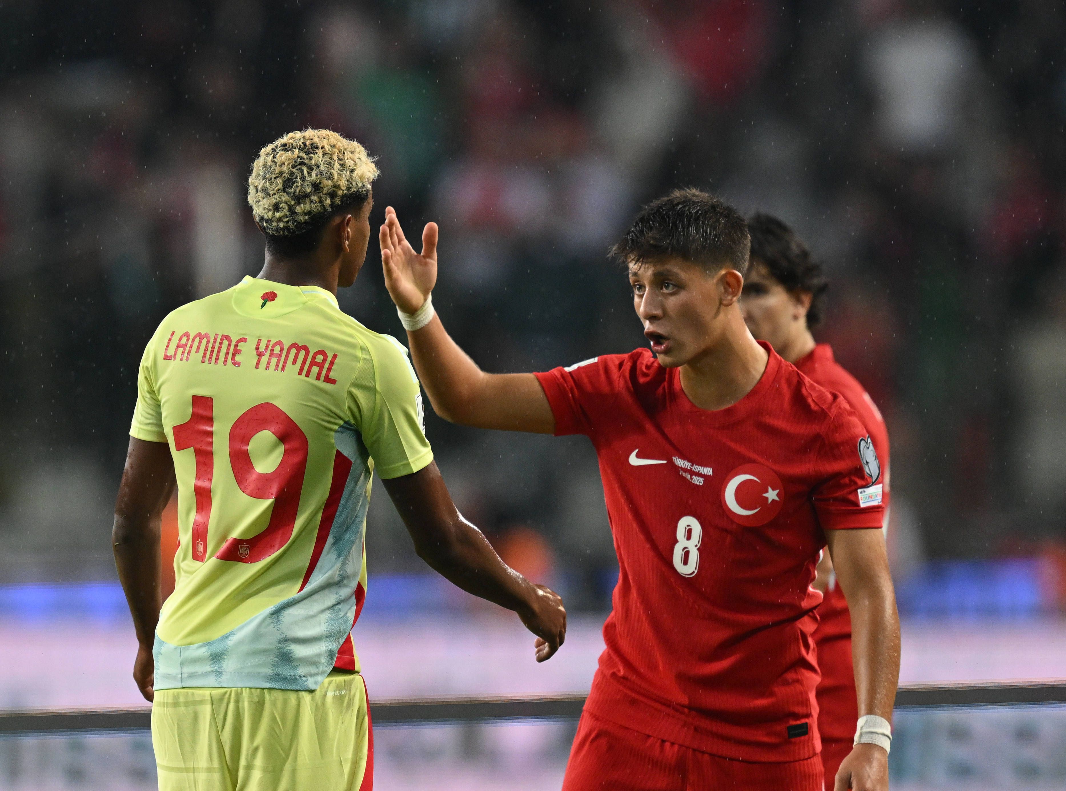 Arda Güler ging gegen Lamine Yamal unter.