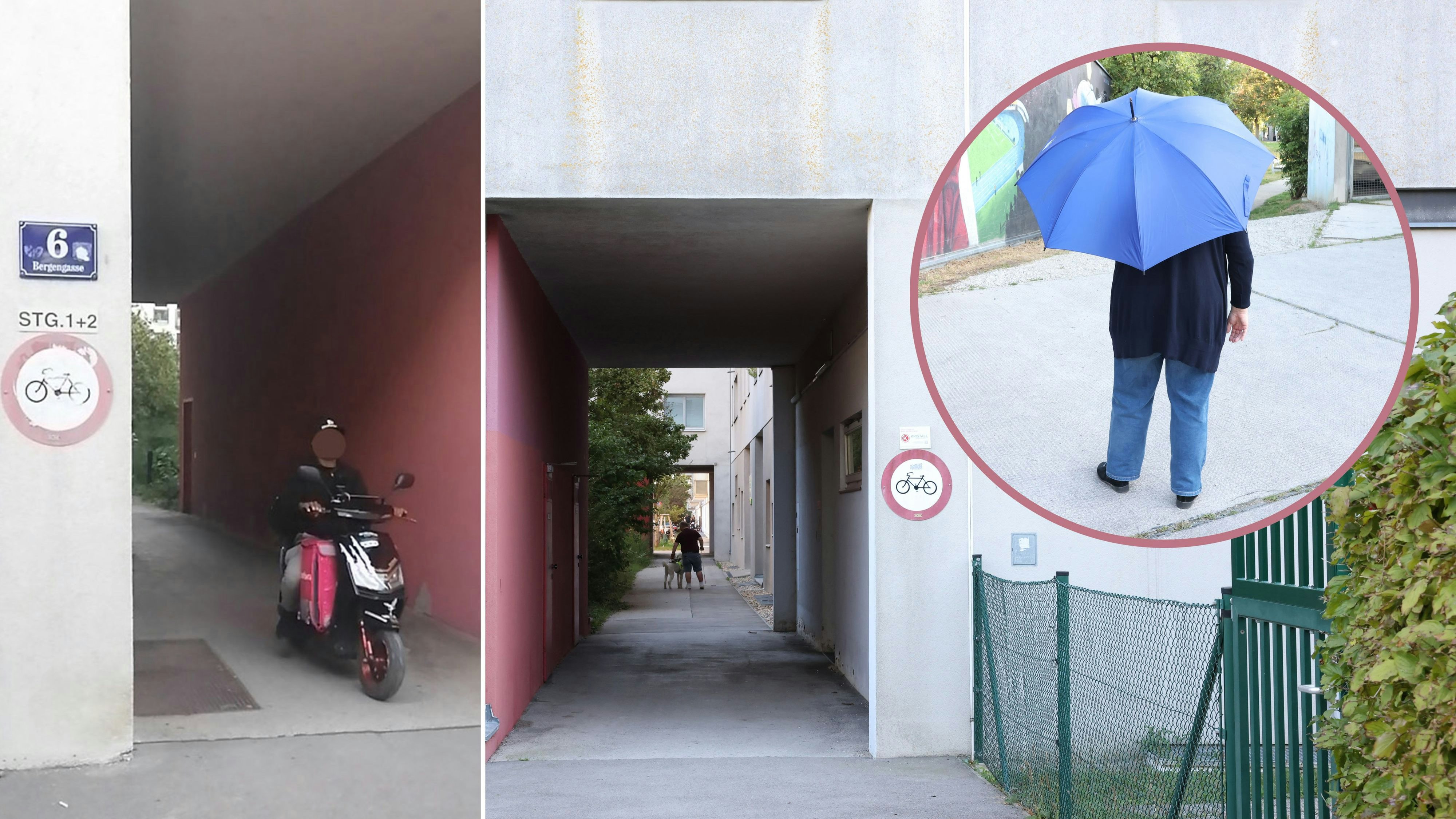 Heute.at - Anrainer sauer – Foodora-Fahrer rasen illegal am Gehweg