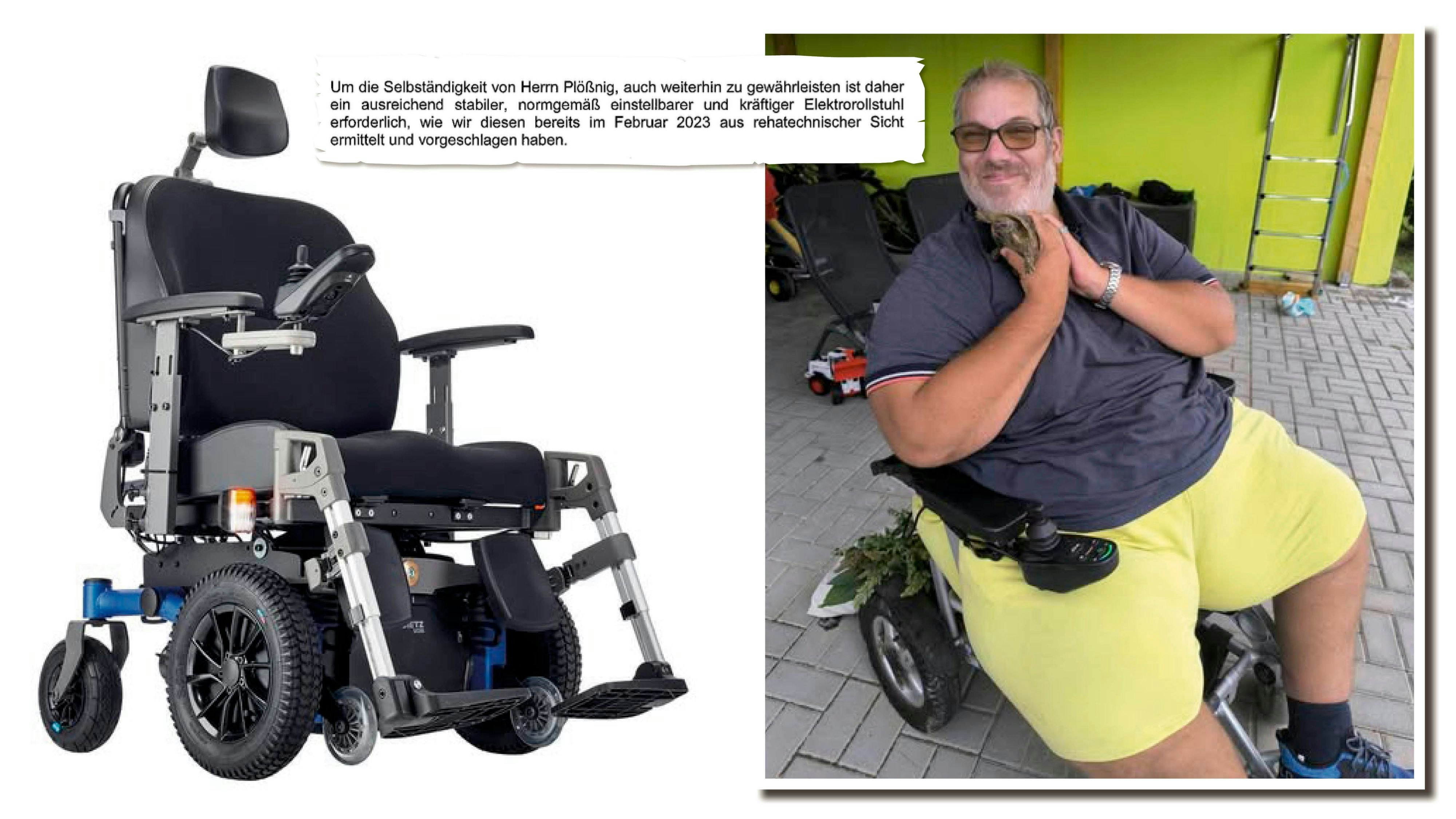 Wolfgang Plößnig (42) kämpft um ein für ihn geeignetes Rollstuhlmodell, die ÖGK lehnt ab