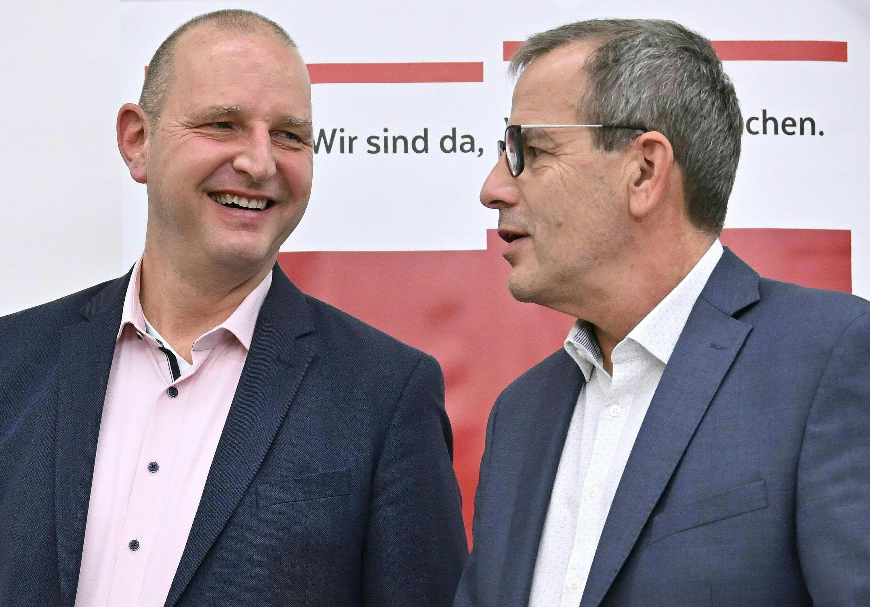 GÖD-Vorsitzender Eckehard Quin und Younion-Vorsitzender Christian Meidlinger.