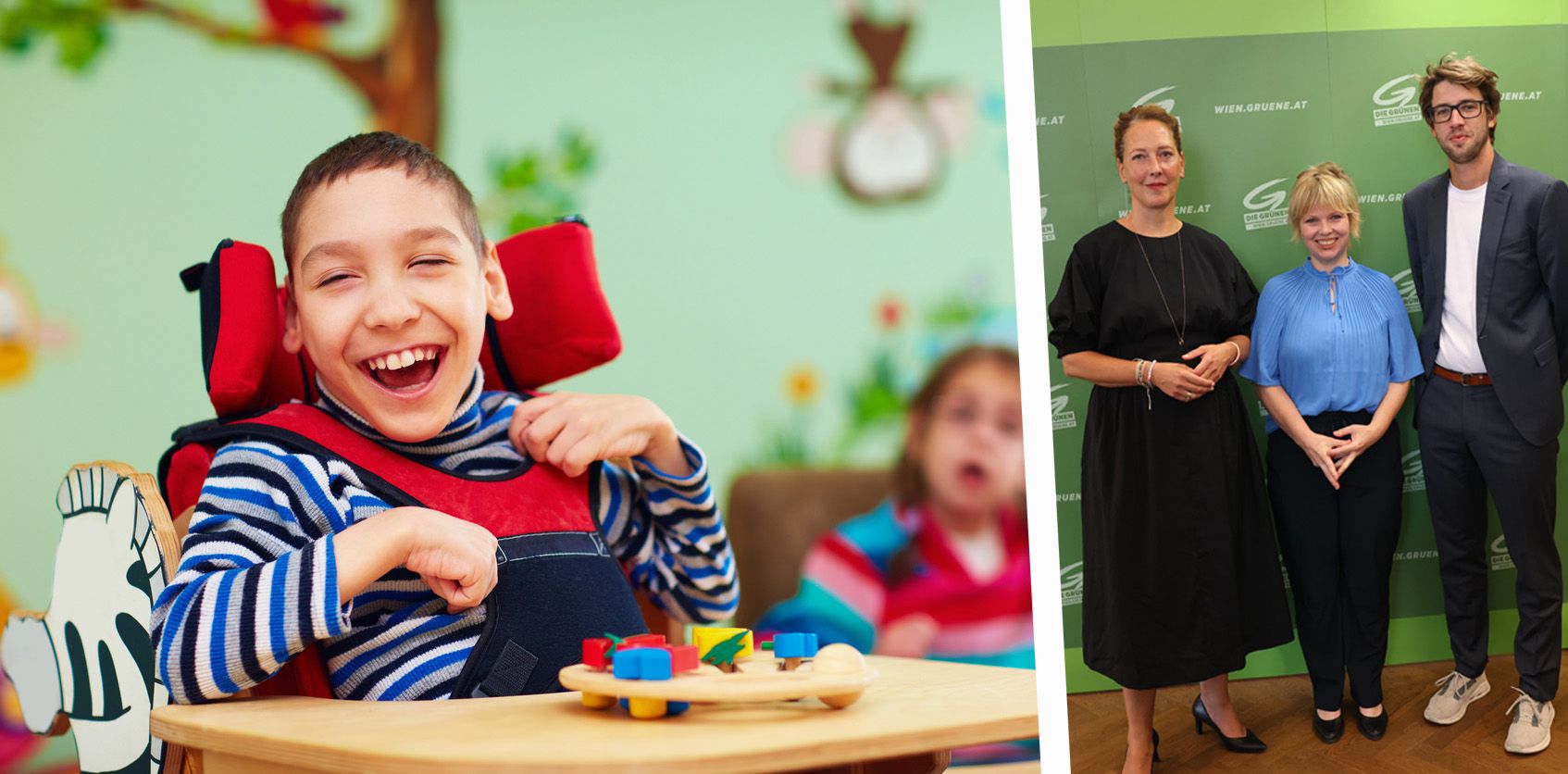In Wien warten über 1500 Kinder mit Behinderung auf einen Kindergartenplatz. Die Grünen kritisieren die Stadtregierung und fordern mehr Inklusion.