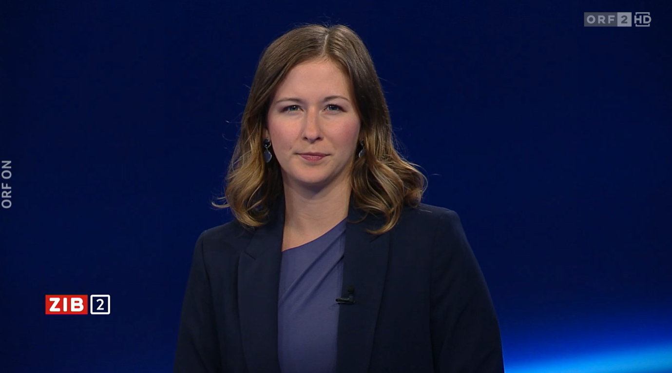 Integrationsministerin Claudia Plakolm (ÖVP) im ZIB2-Studio am Mittwoch, 10. September 2025.