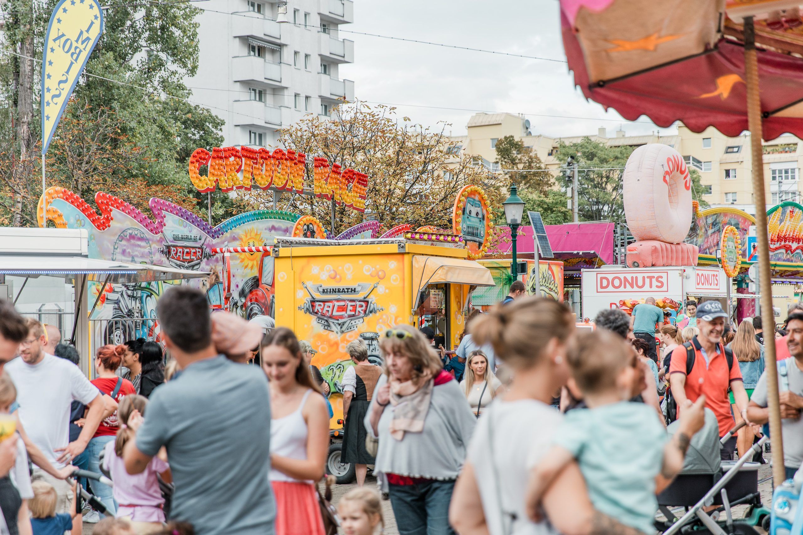 Der Ottakringer Kirtag startet wieder mit zahlreichen Fahrgeschäften