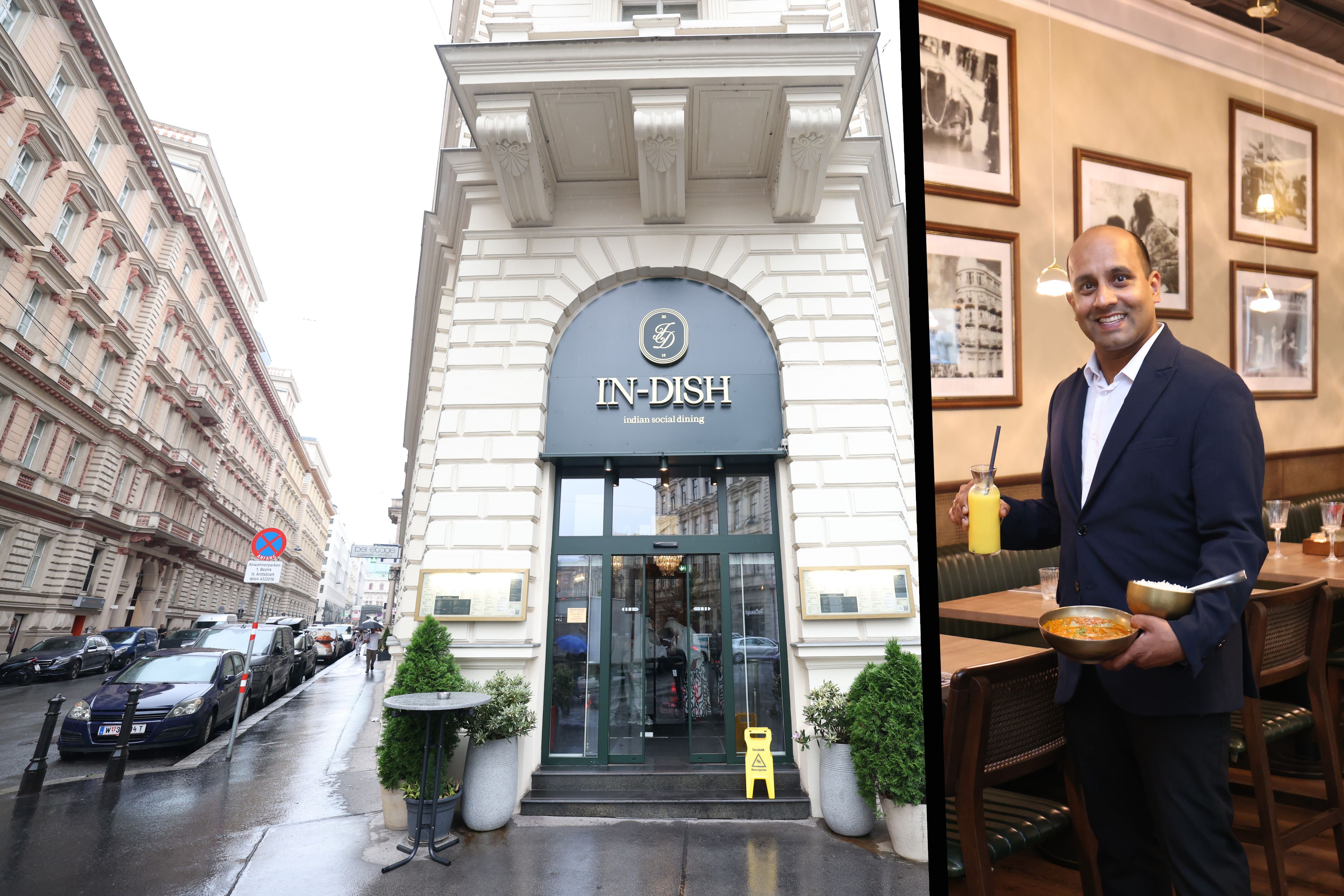 Wieder da im 1. Bezirk: Butter Chicken und Lassi stehen im Mittelpunkt der neuen In-Dish-Speisekarte.