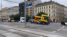 Lkw-Protest in Wien legt Verkehr lahm