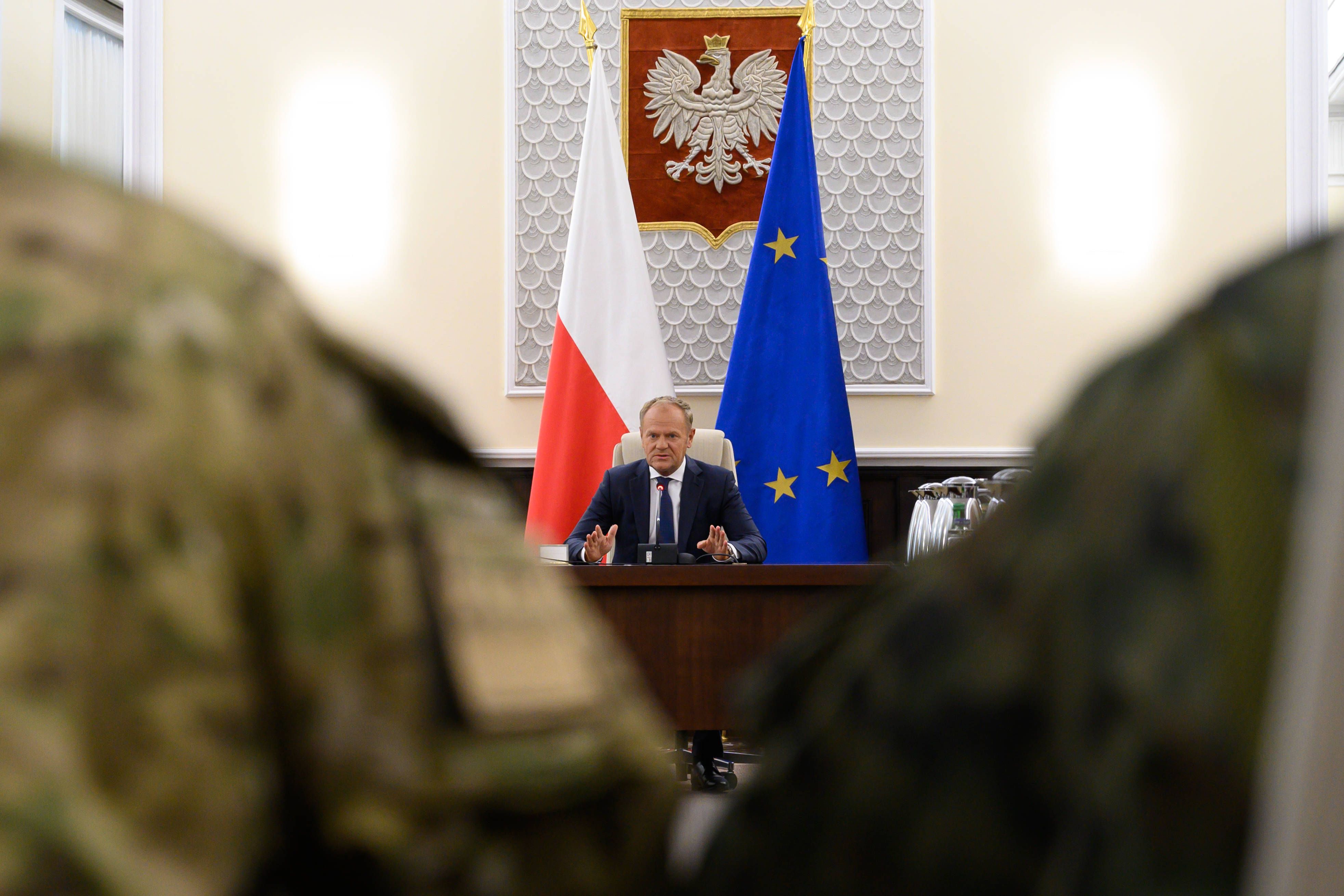 Mehr als ein Dutzend Drohnen sind nach Angaben der polnischen Armee während russischer Angriffe auf die Ukraine in den Luftraum über Polen eingedrungen.