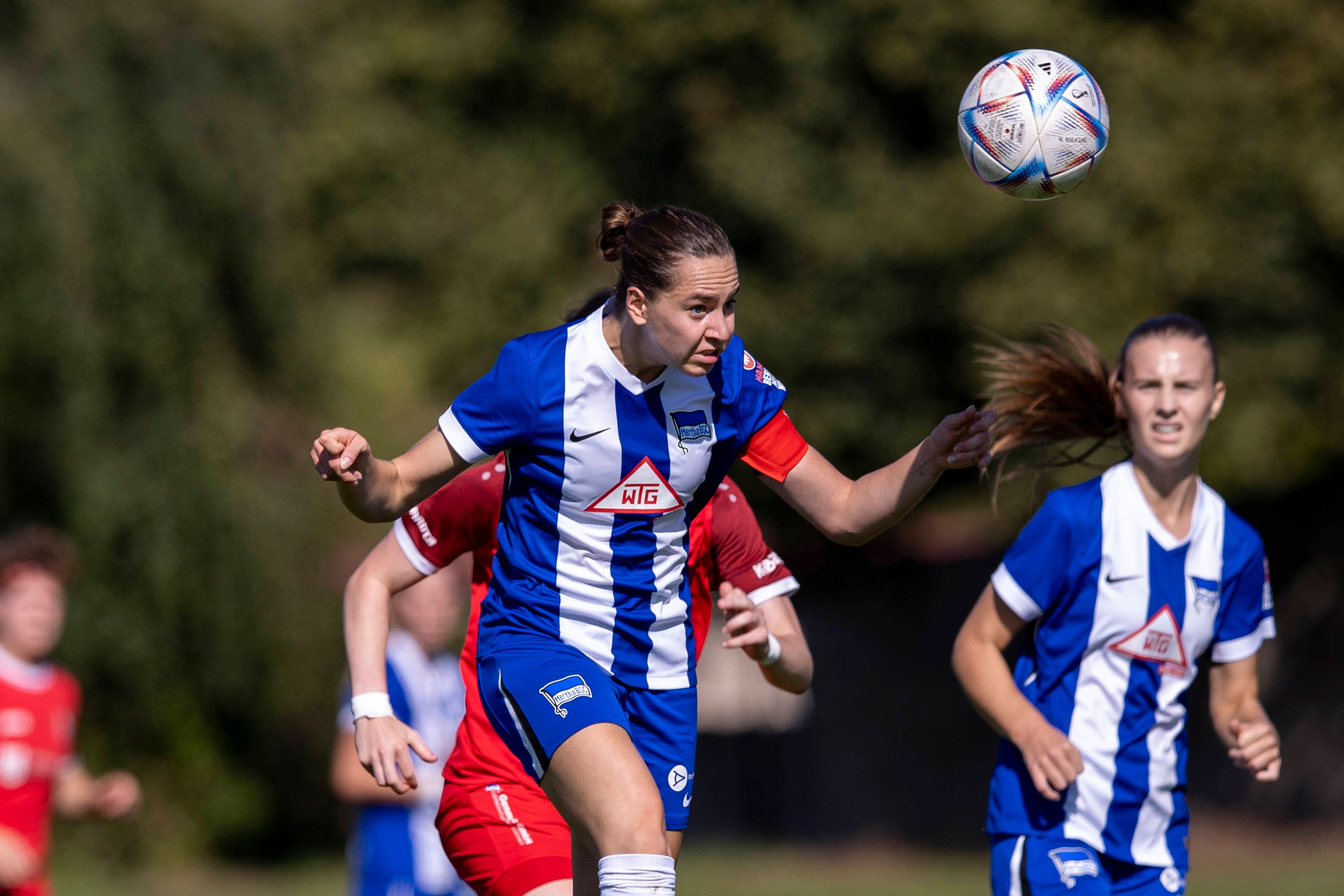 Hertha-Kapitänin Clara Dreher.