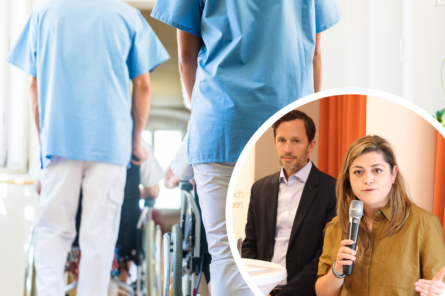 Caritas-Direktor Klaus Schwertner und&nbsp;Pflegedienstleiterin Irena Udrić präsentierten die neue Studie.