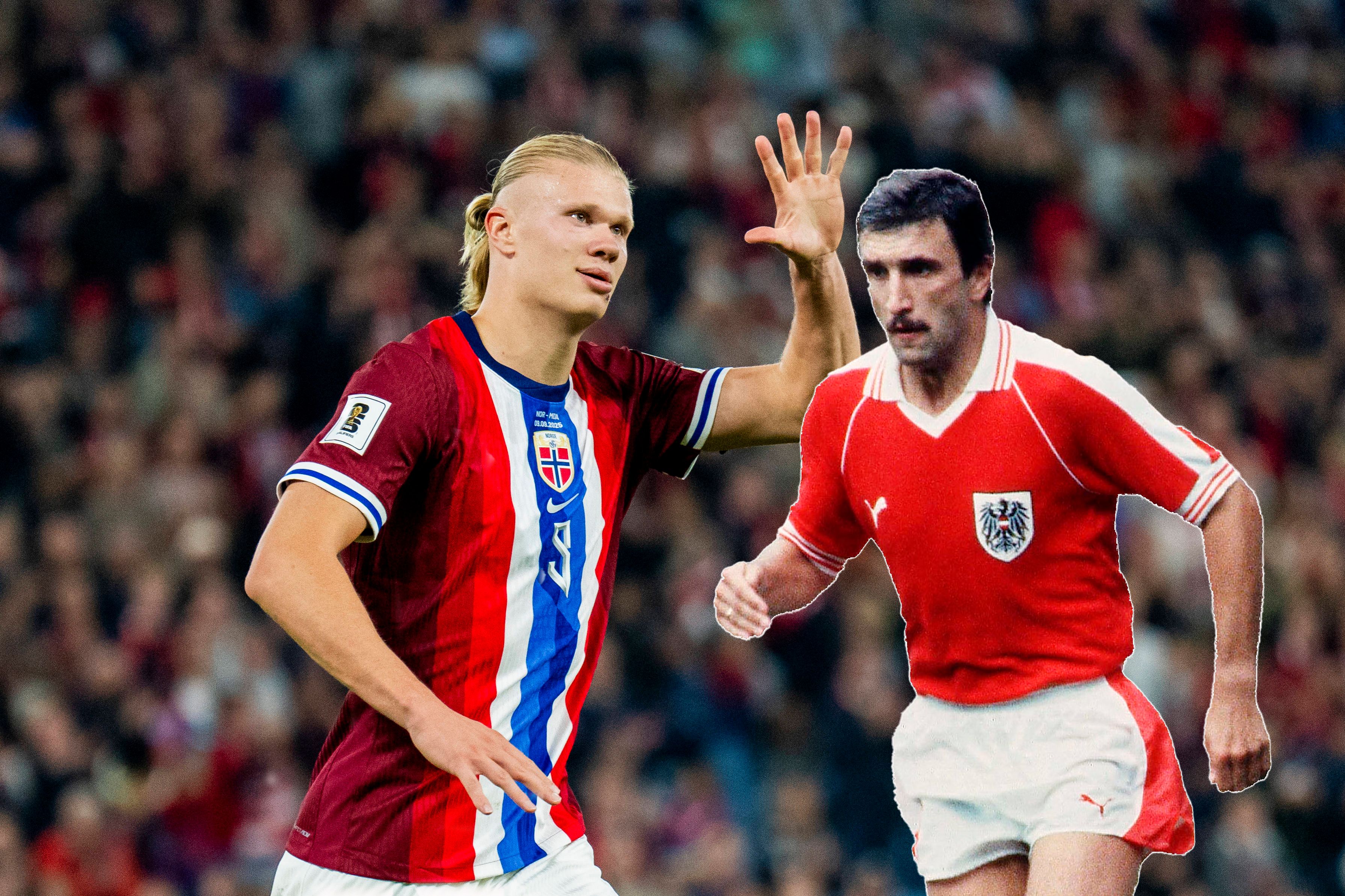 Erling Braut Haaland trifft wie einst Hans Krankl.