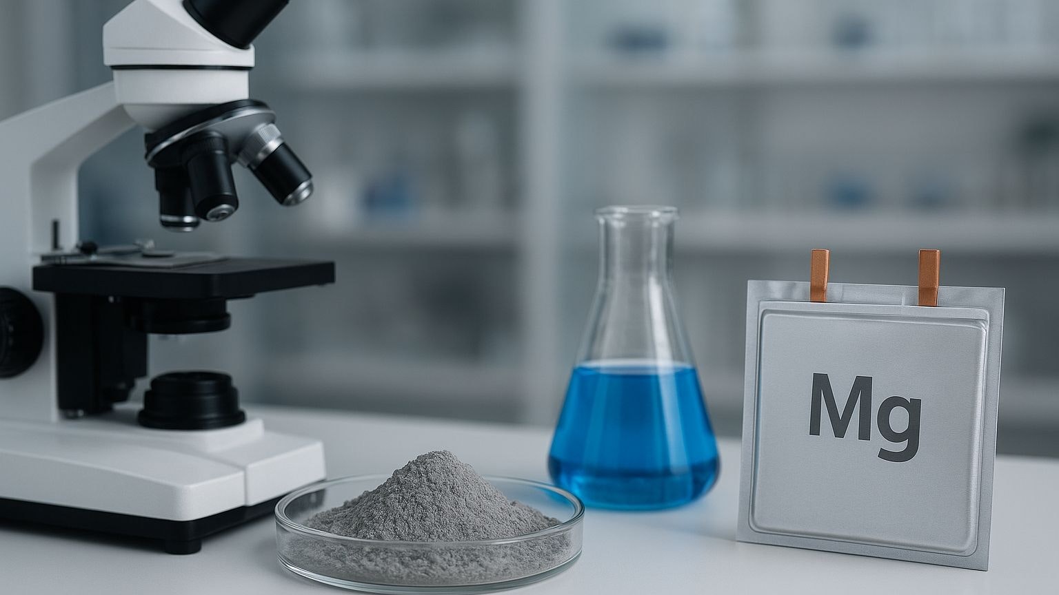 Batteriemateriallabor zur Magnesiumbatterieforschung.
