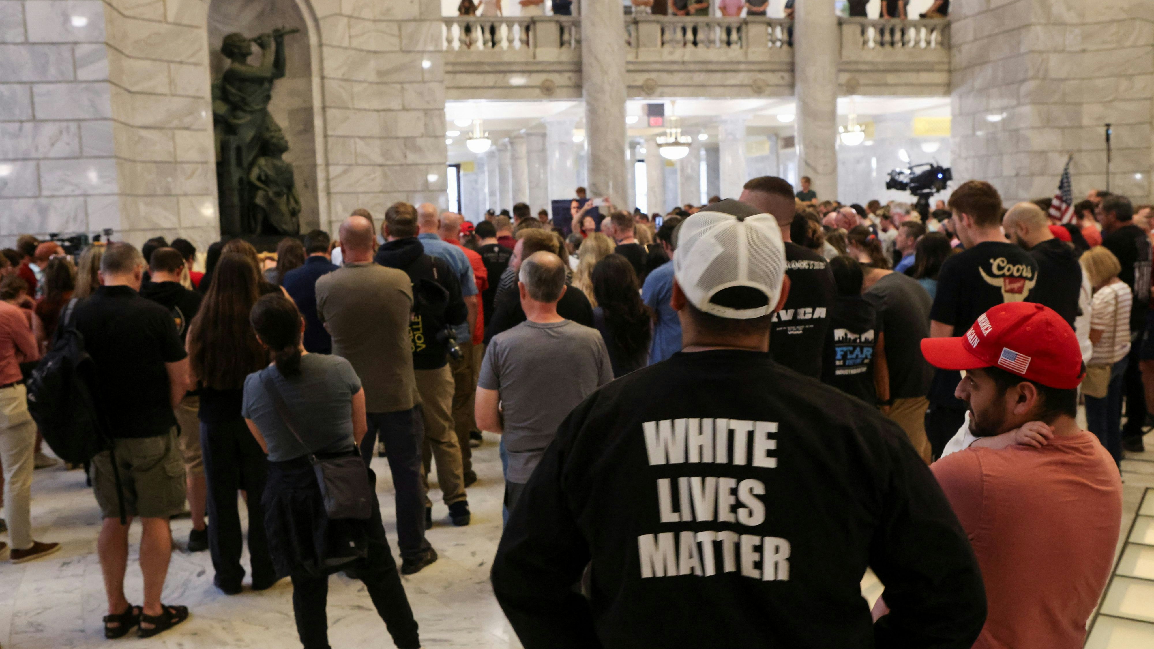 Mahnwache im Utah State Capitol in Salt Lake City