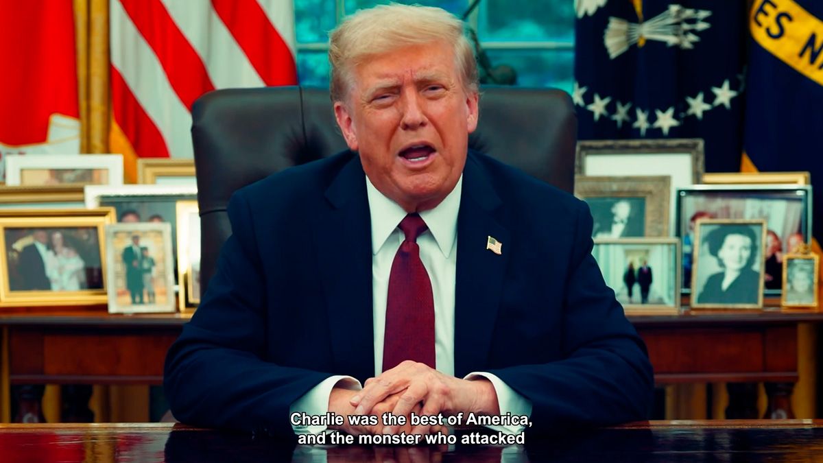 Donald Trump spricht von einem 