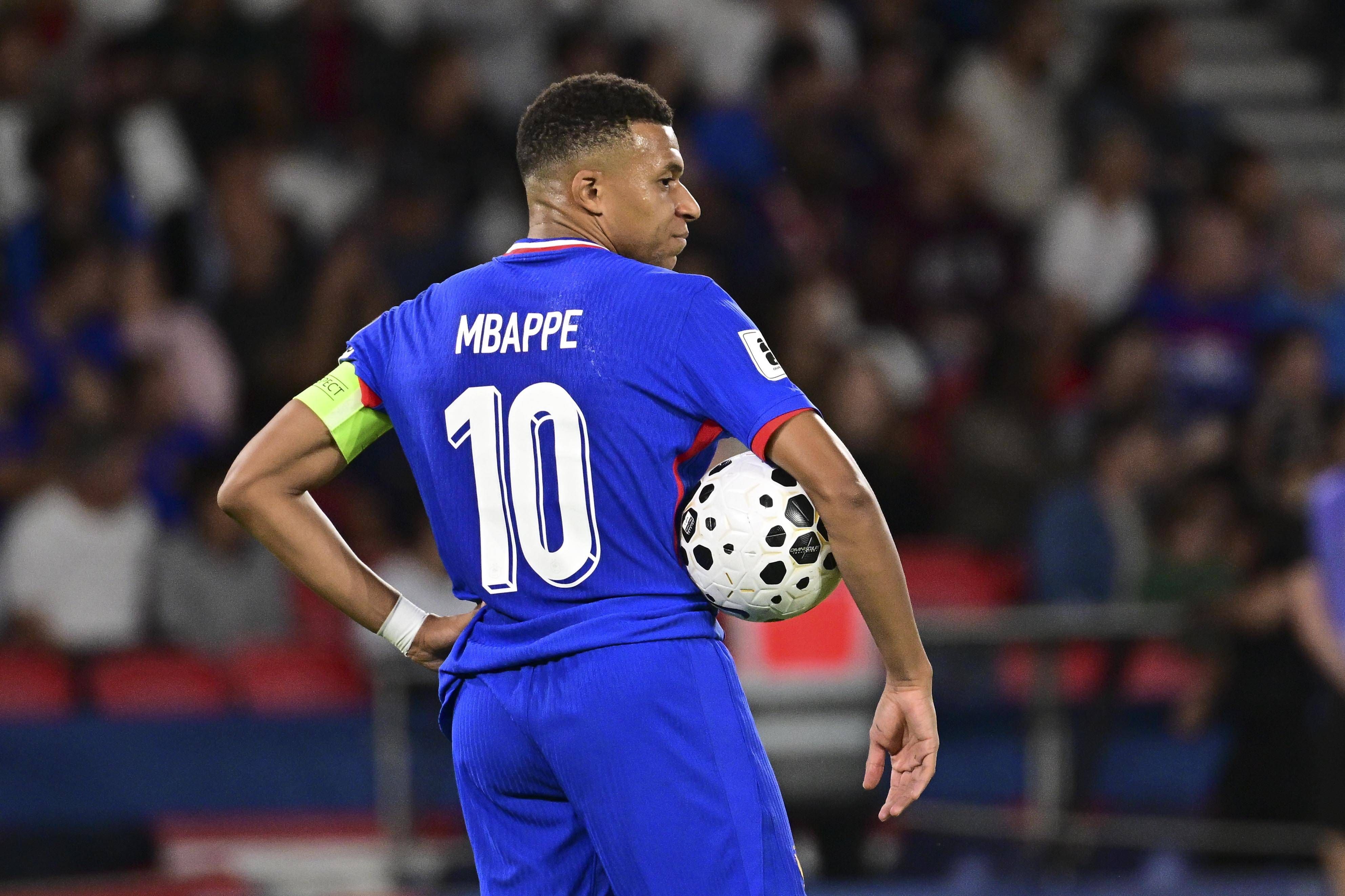 Fußball-Star Kylian Mbappe. 