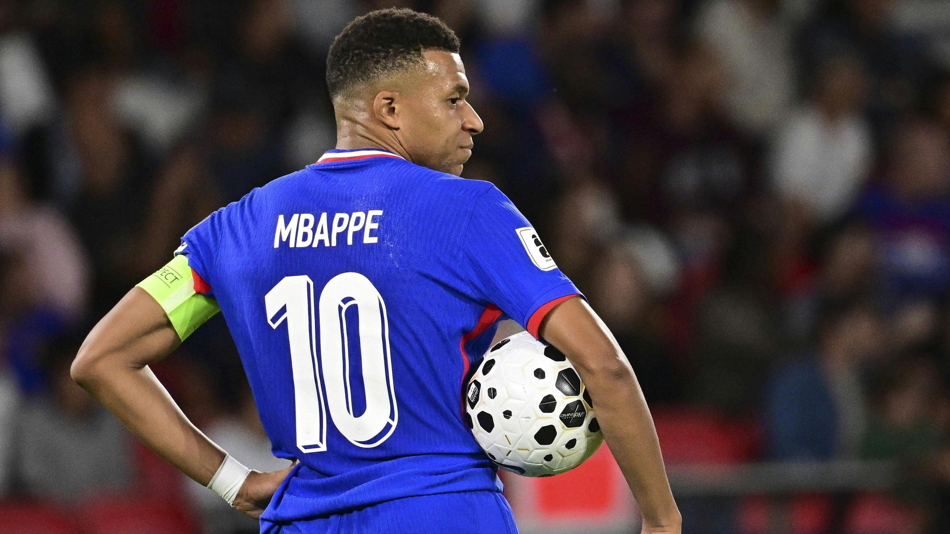 Fußball-Star Kylian Mbappe. 