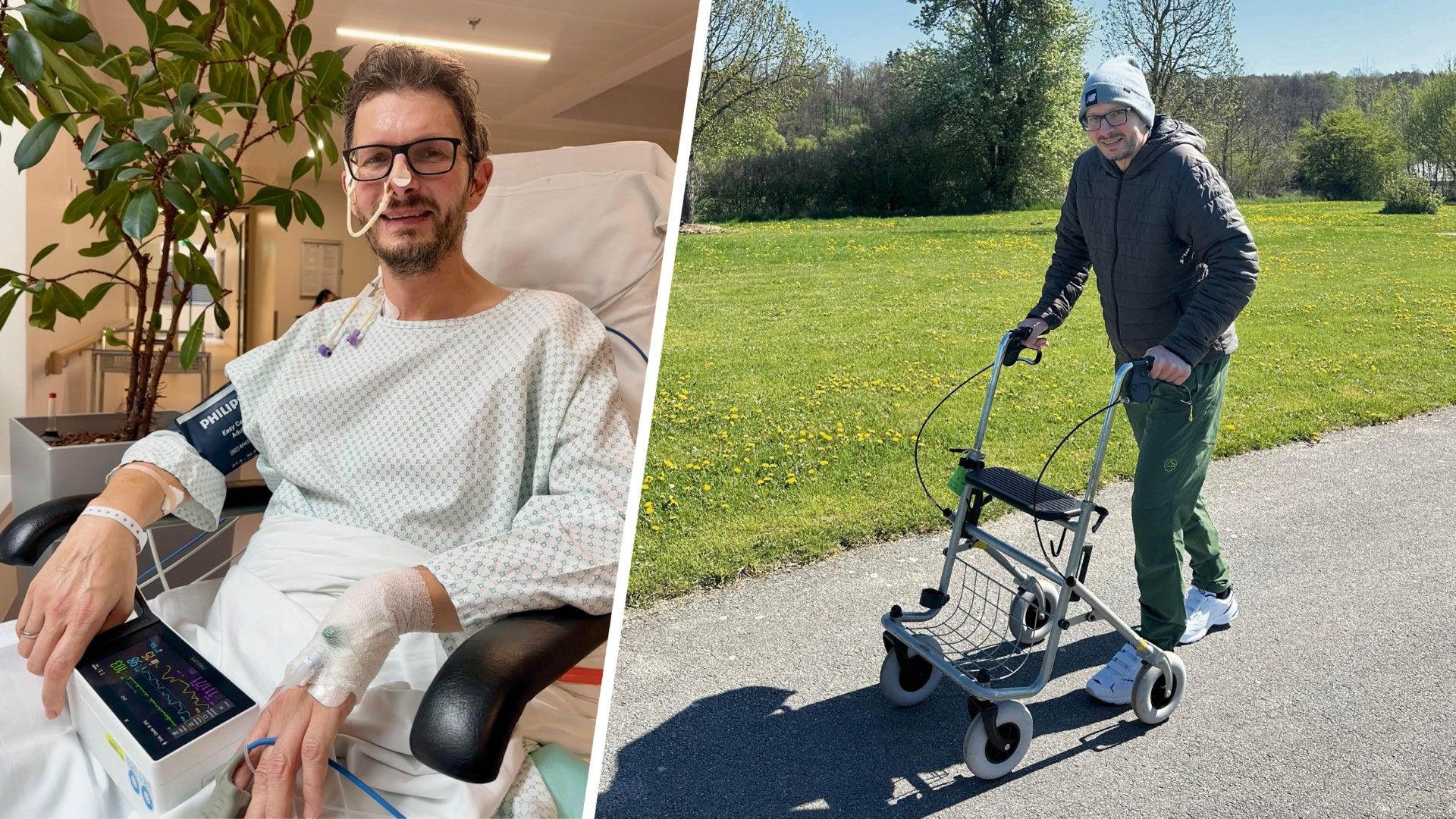 Claudio Sunk kämpft sich nach der Erkrankung am Guillain-Barré-Syndrom (GBS) ins Leben zurück.